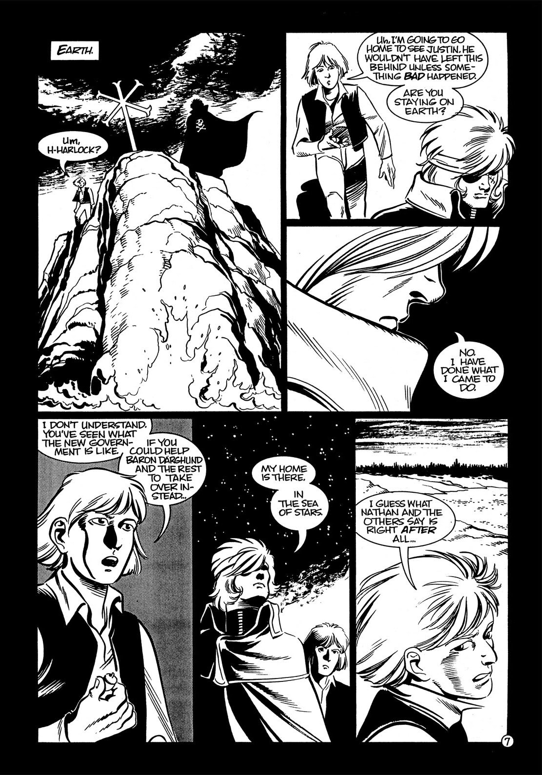 Read online Captain Harlock: The Machine People comic -  Issue #3 - 9