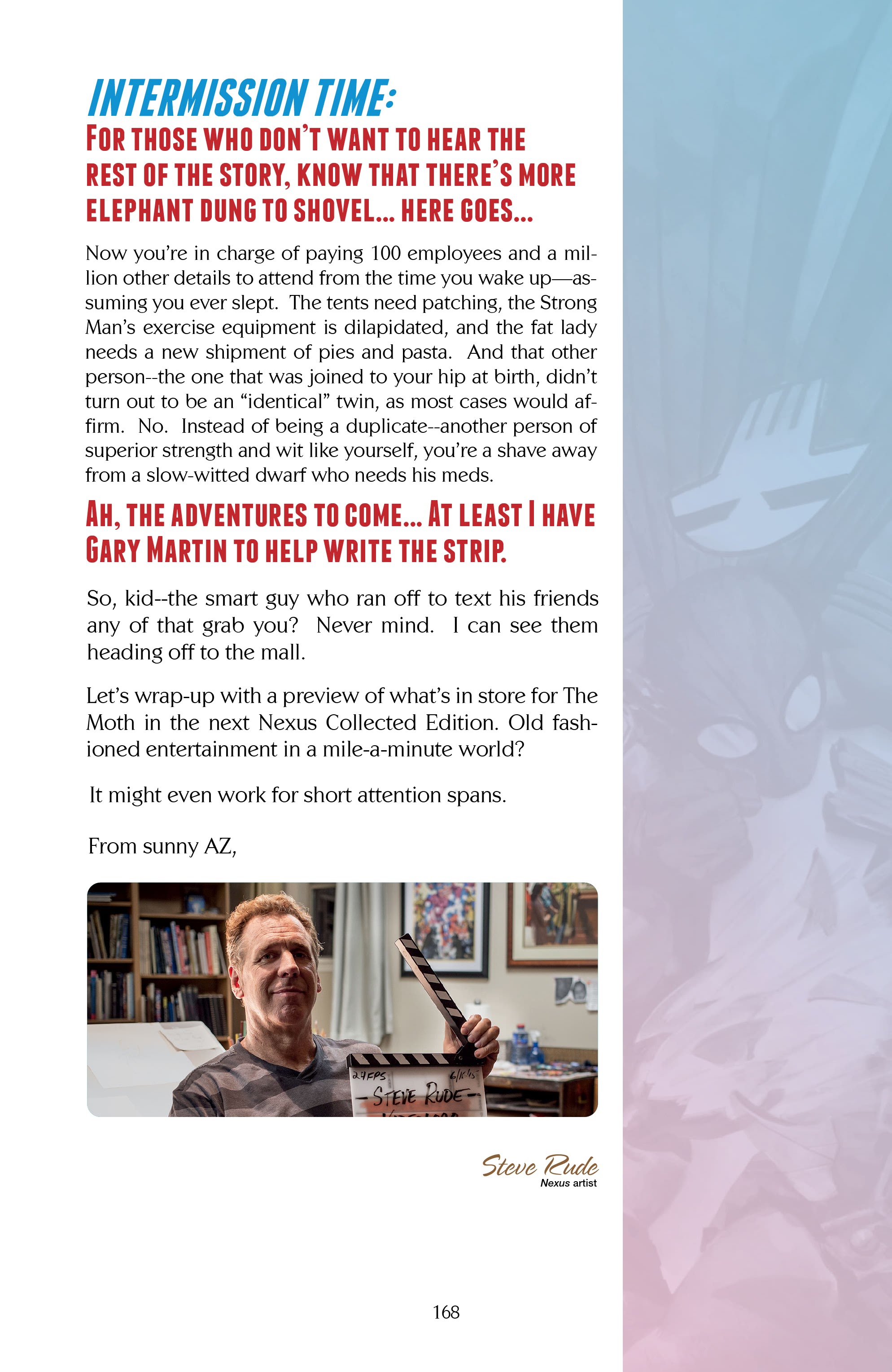 Read online Nexus Newspaper Strips: The Coming of Gourmando comic -  Issue # TPB (Part 2) - 67