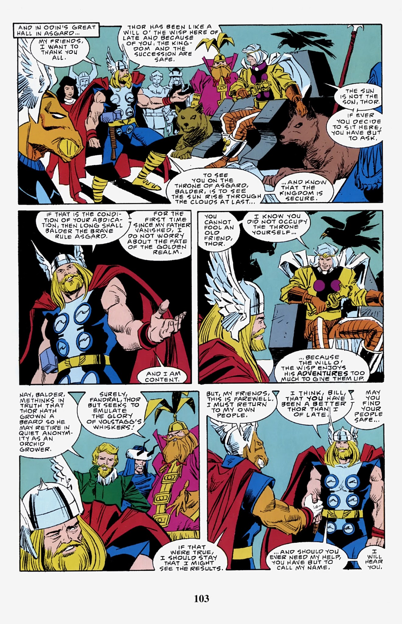 Read online Thor Visionaries: Walter Simonson comic -  Issue # TPB 4 - 104