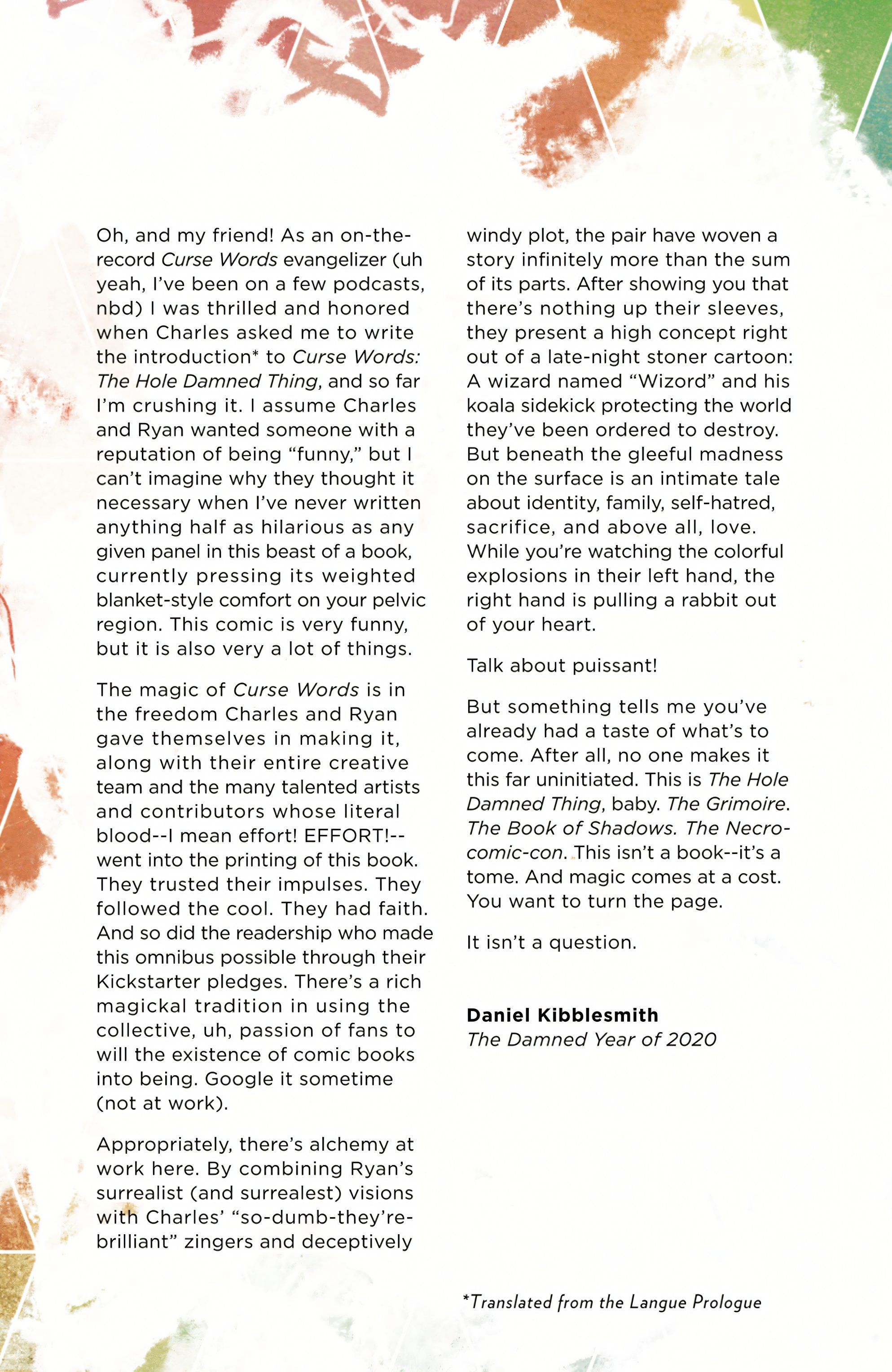 Read online Curse Words: The Whole Damned Thing Omnibus comic -  Issue # TPB (Part 1) - 7