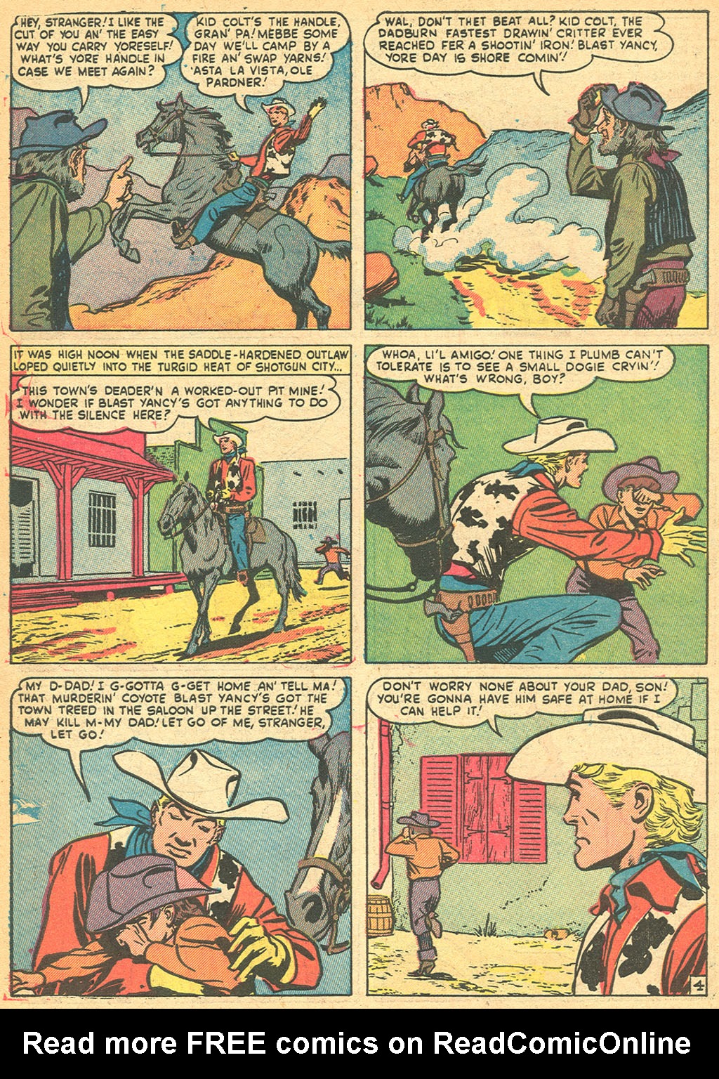 Read online Kid Colt Outlaw comic -  Issue #15 - 6
