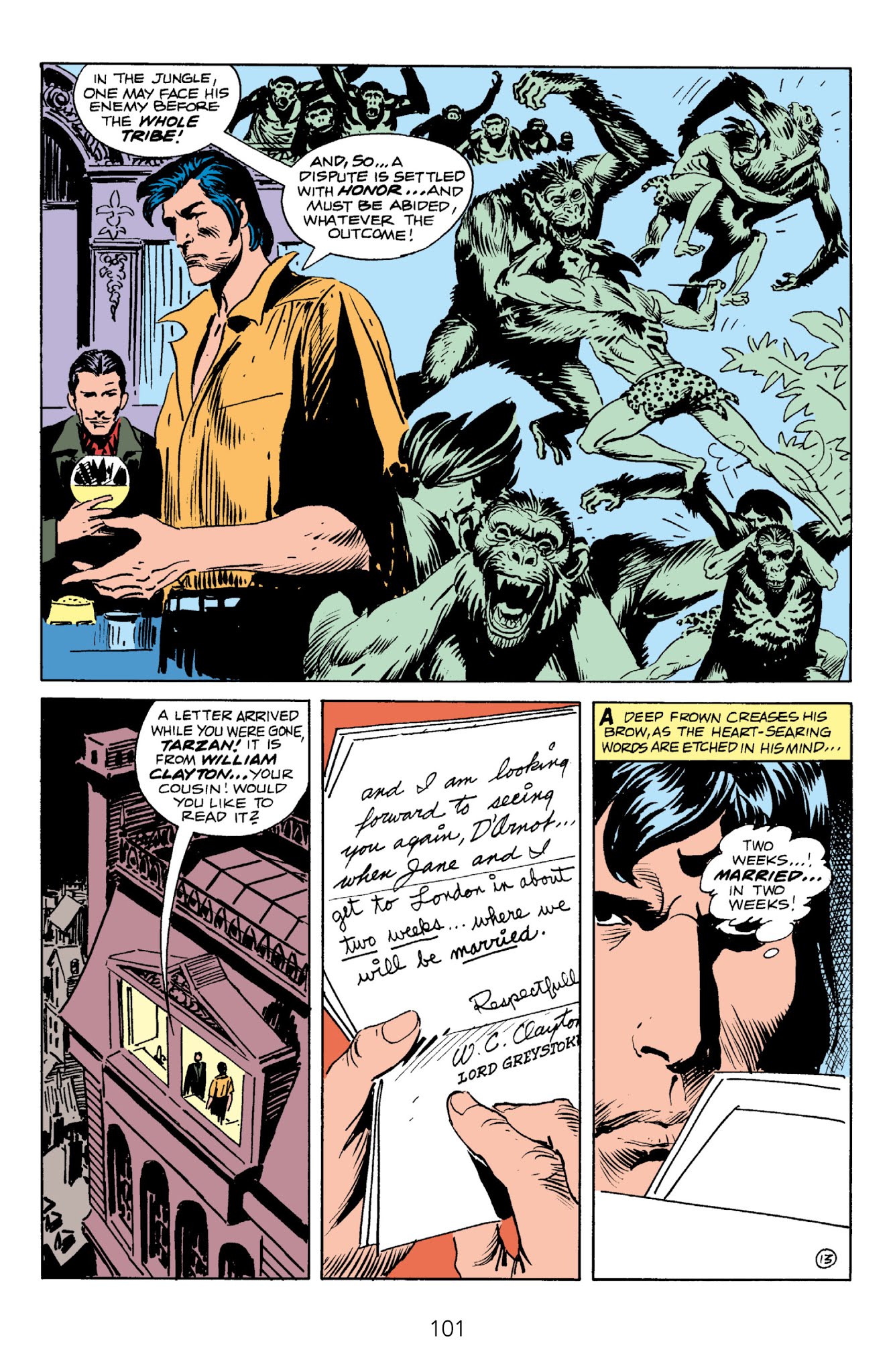 Read online Edgar Rice Burroughs' Tarzan The Joe Kubert Years comic -  Issue # TPB 2 (Part 1) - 100