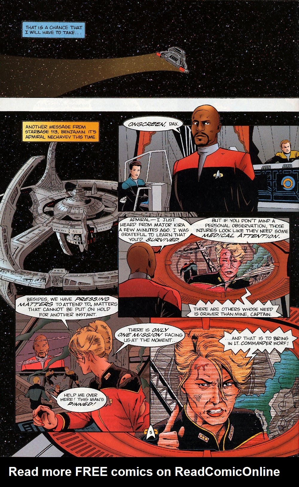 Read online Star Trek: Deep Space Nine: Worf Special comic -  Issue # Full - 8