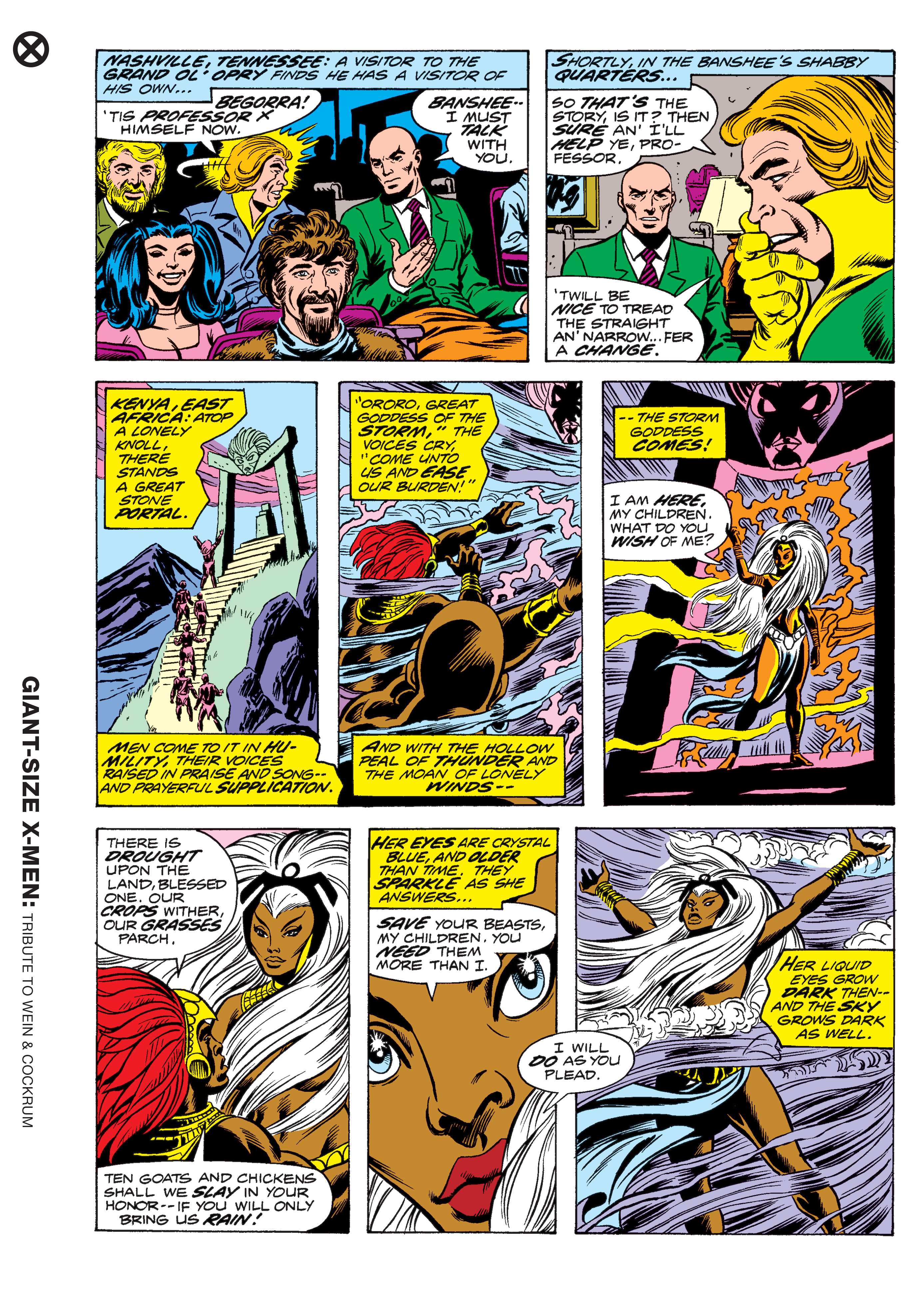 Read online Giant-Size X-Men: Tribute To Wein & Cockrum Gallery Edition comic -  Issue # TPB (Part 1) - 49
