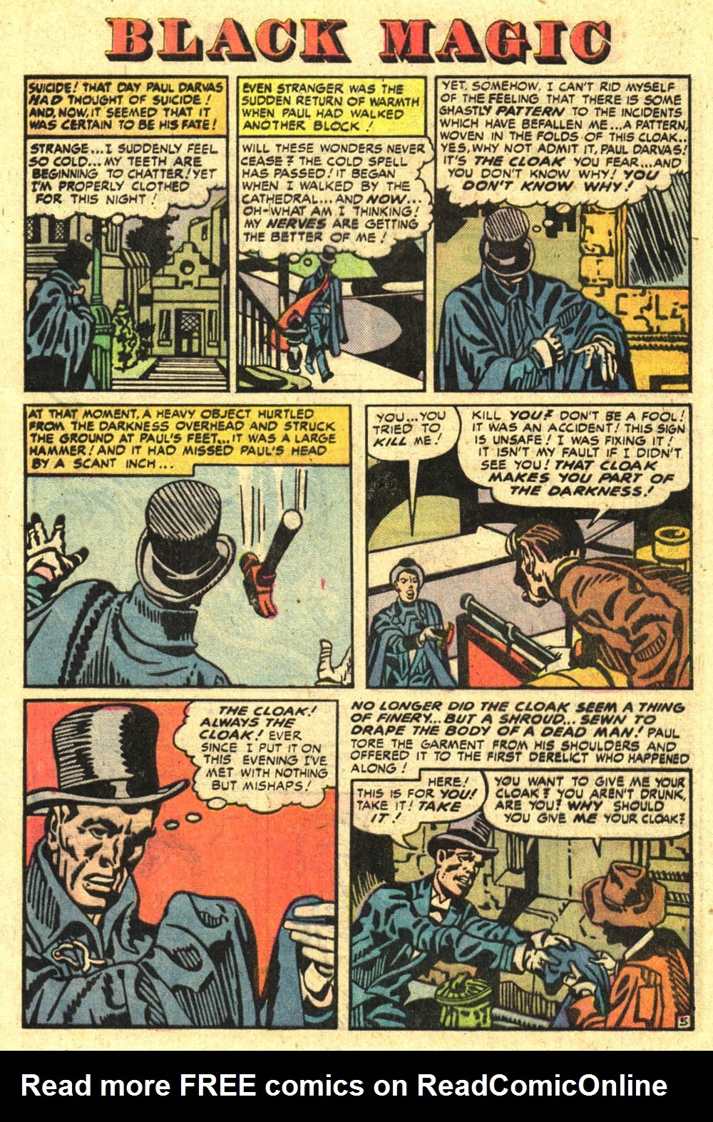 Read online Black Magic (1973) comic -  Issue #7 - 9