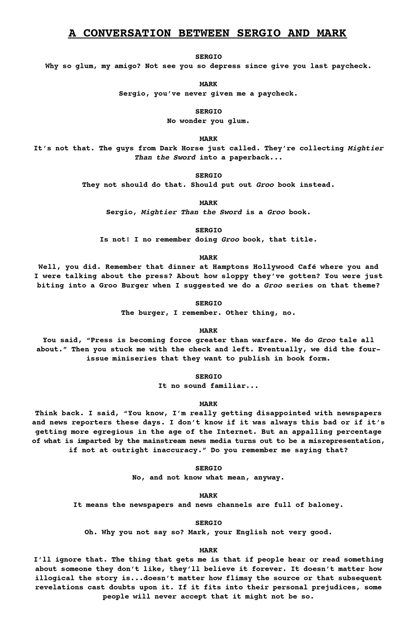 Read online Sergio Aragonés' Groo: Mightier Than the Sword comic -  Issue # _TPB - 108