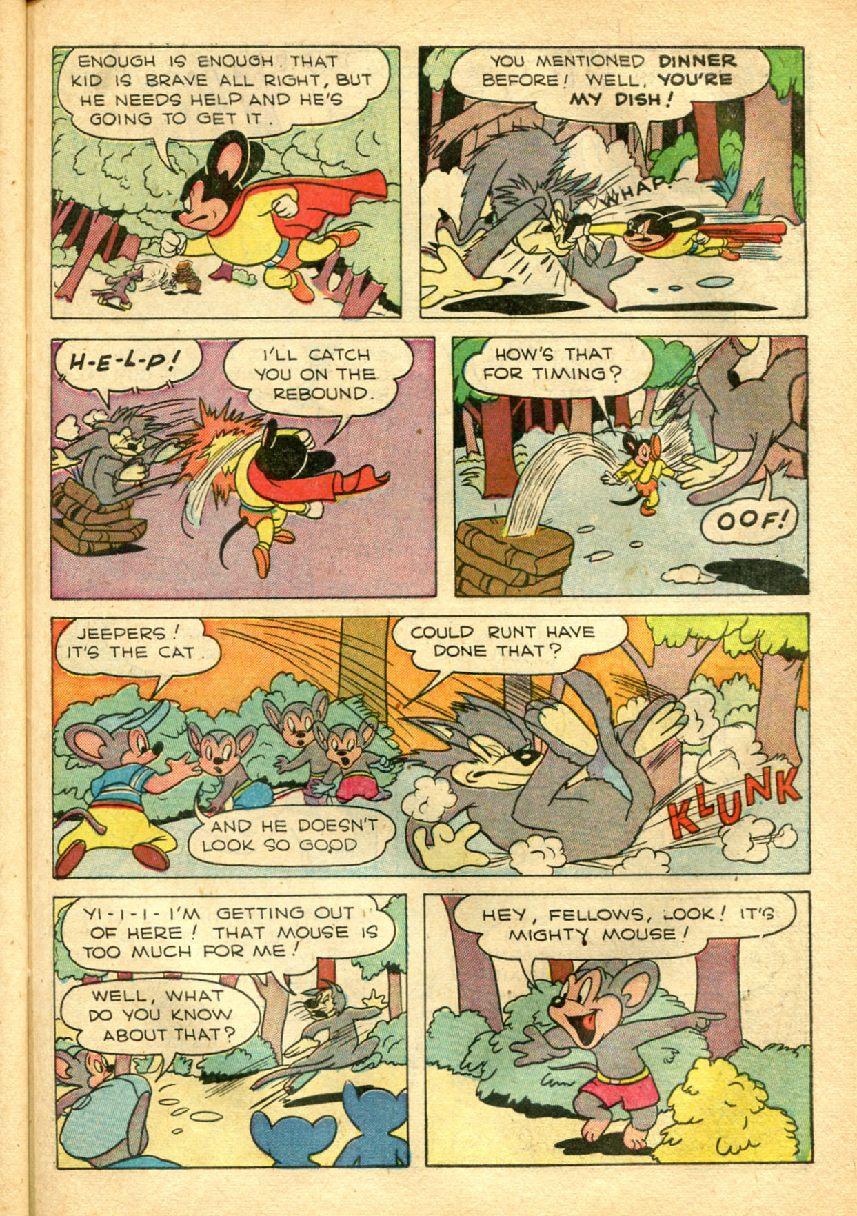 Read online Paul Terry's Mighty Mouse Comics comic -  Issue #43 - 63
