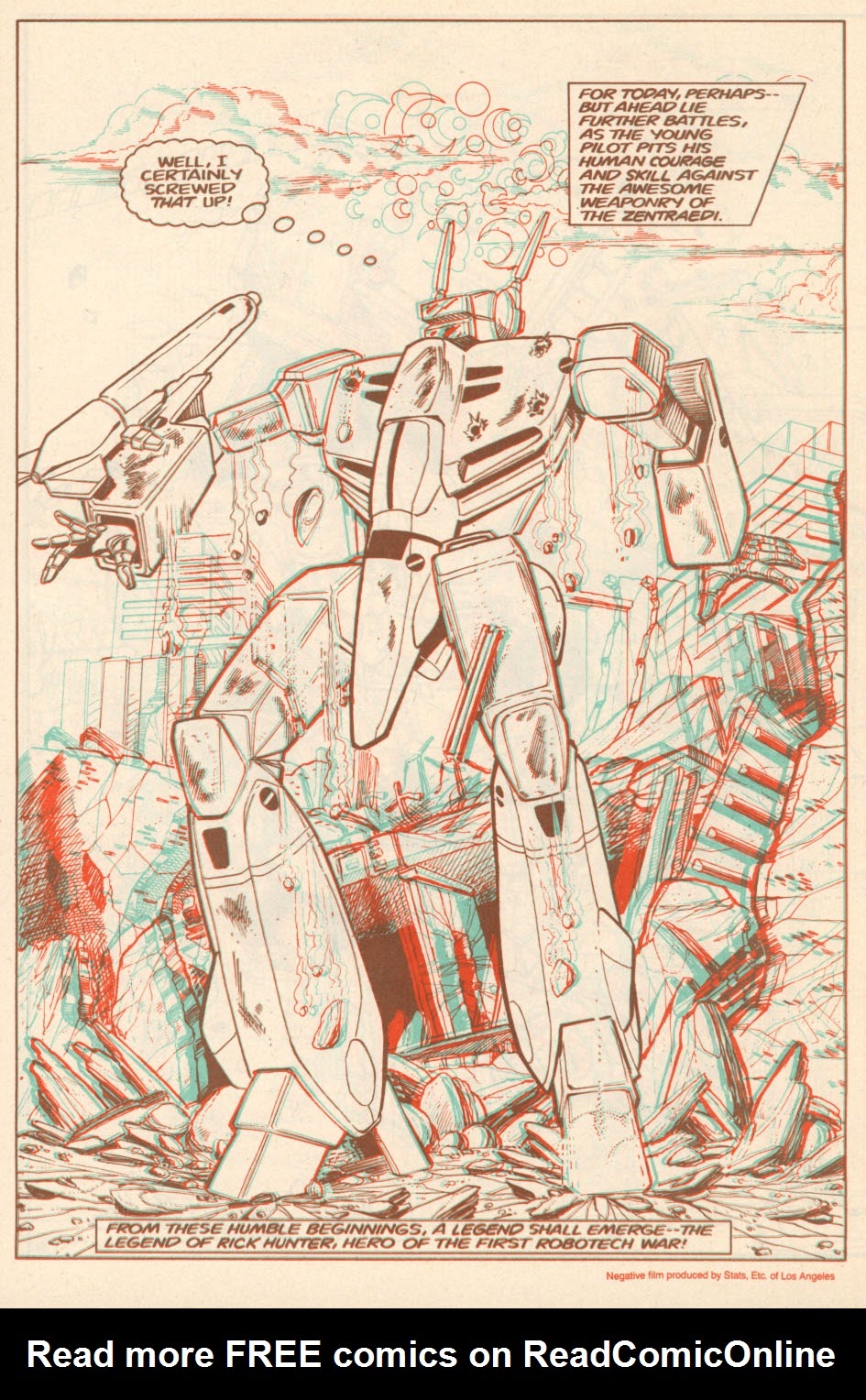 Read online Robotech in 3-D comic -  Issue # Full - 32