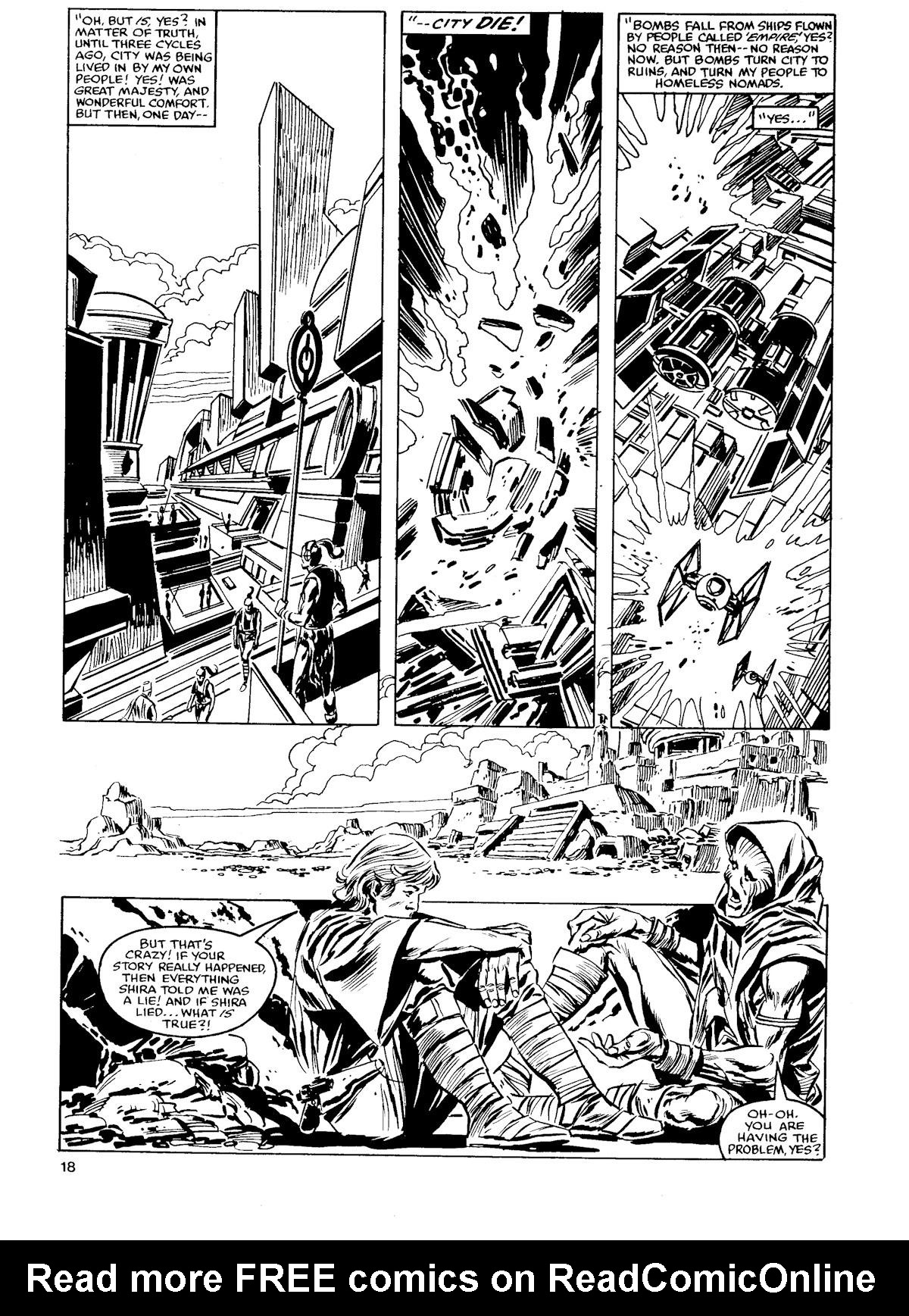 Read online Star Wars Weekly comic -  Issue #162 - 18