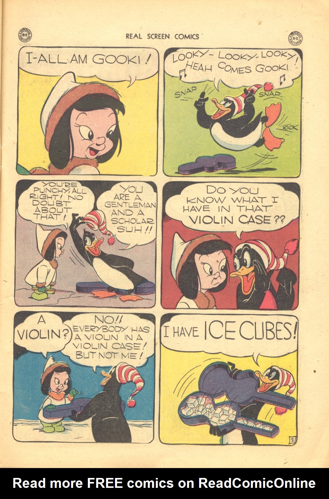 Read online Real Screen Comics comic -  Issue #3 - 16