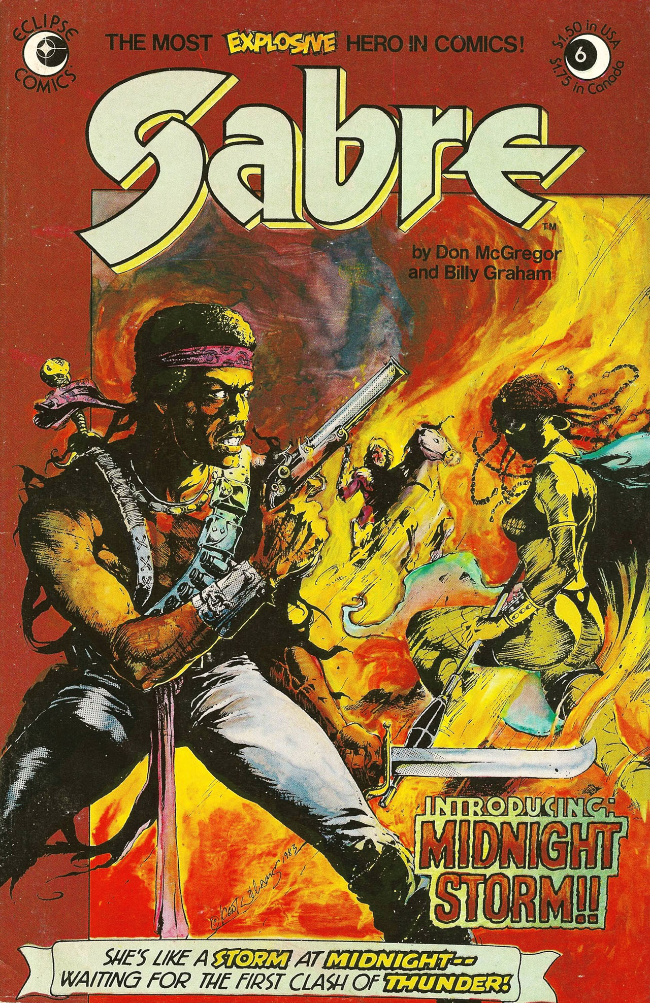 Read online Sabre comic -  Issue #6 - 1