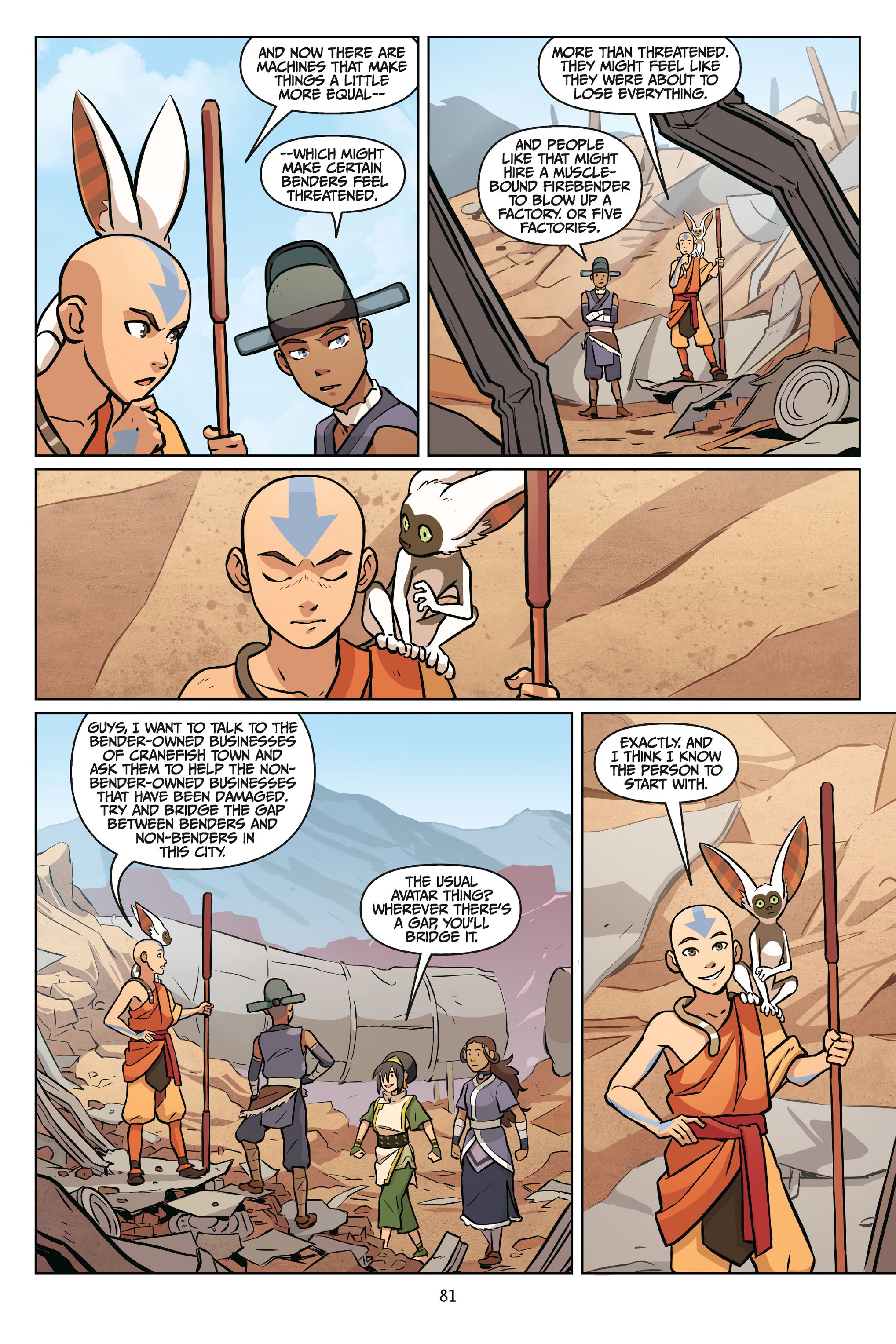 Read online Nickelodeon Avatar: The Last Airbender - Imbalance comic -  Issue # _Omnibus (Part 1) - 82