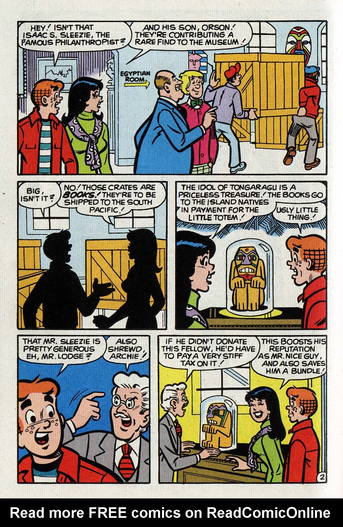 Read online Archie's Double Digest Magazine comic -  Issue #141 - 133