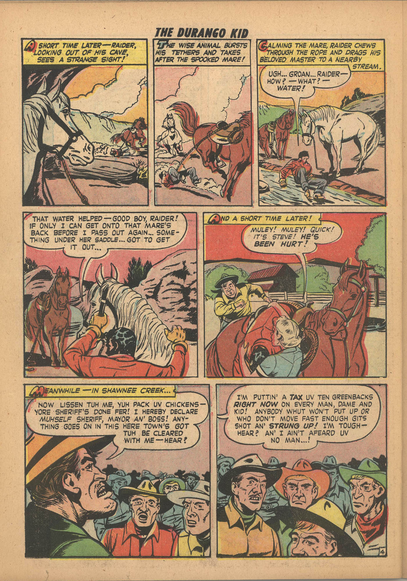 Read online Charles Starrett as The Durango Kid comic -  Issue #2 - 22
