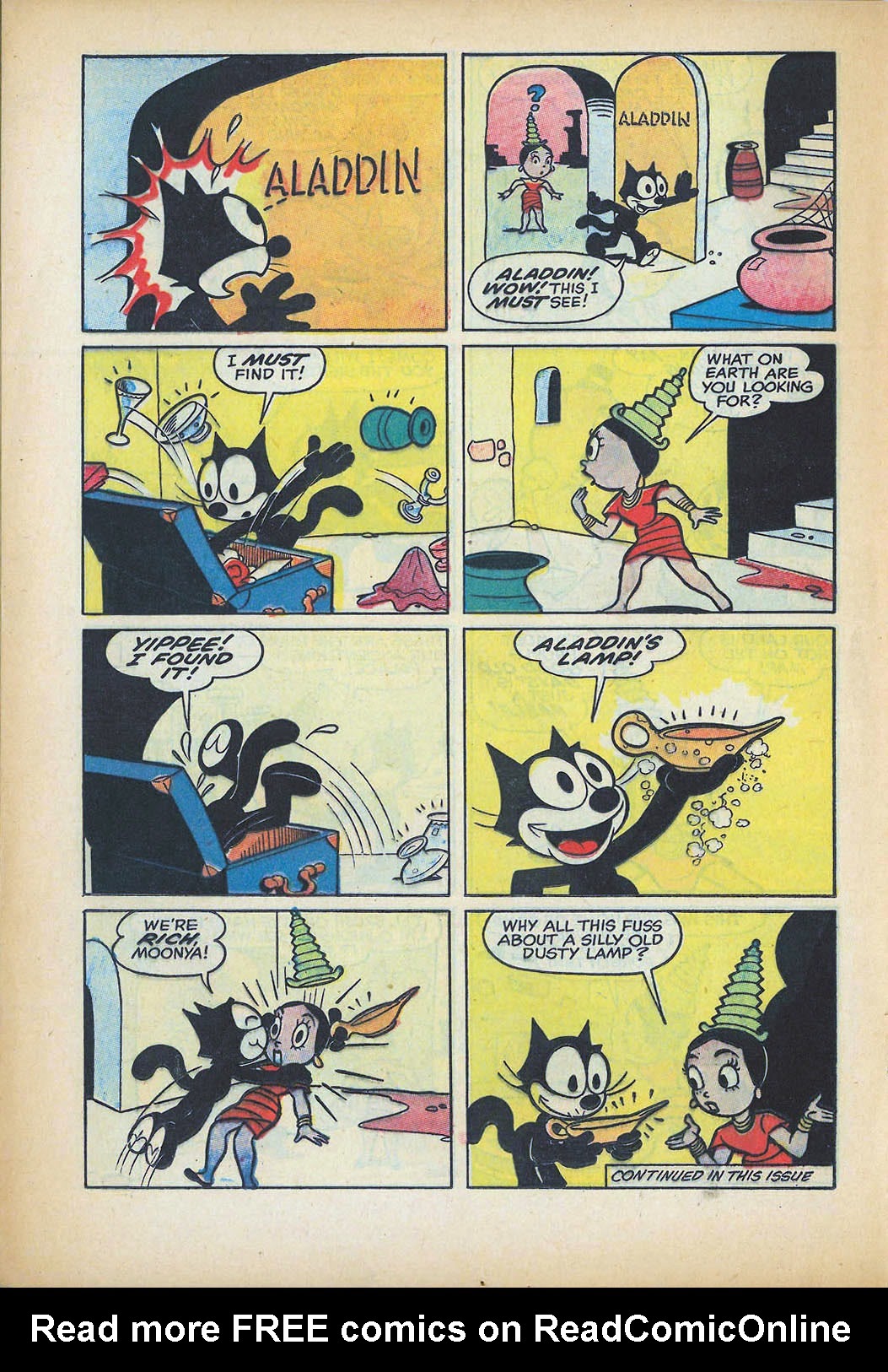 Read online Felix the Cat (1955) comic -  Issue #66 - 16