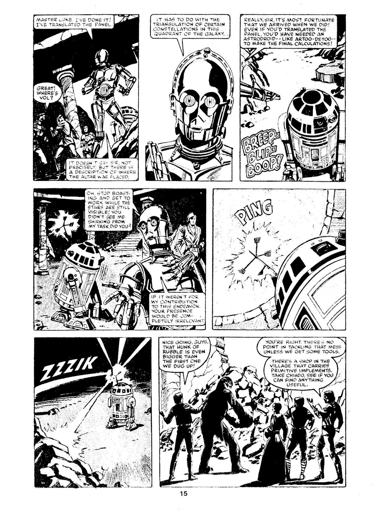 Read online Star Wars Weekly comic -  Issue #170 - 15