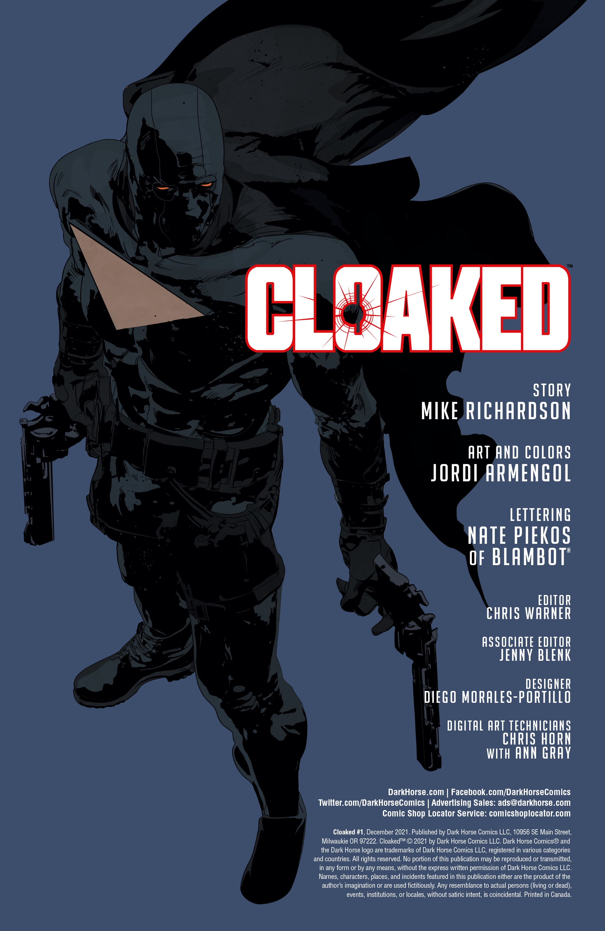 Read online Cloaked comic -  Issue #1 - 2