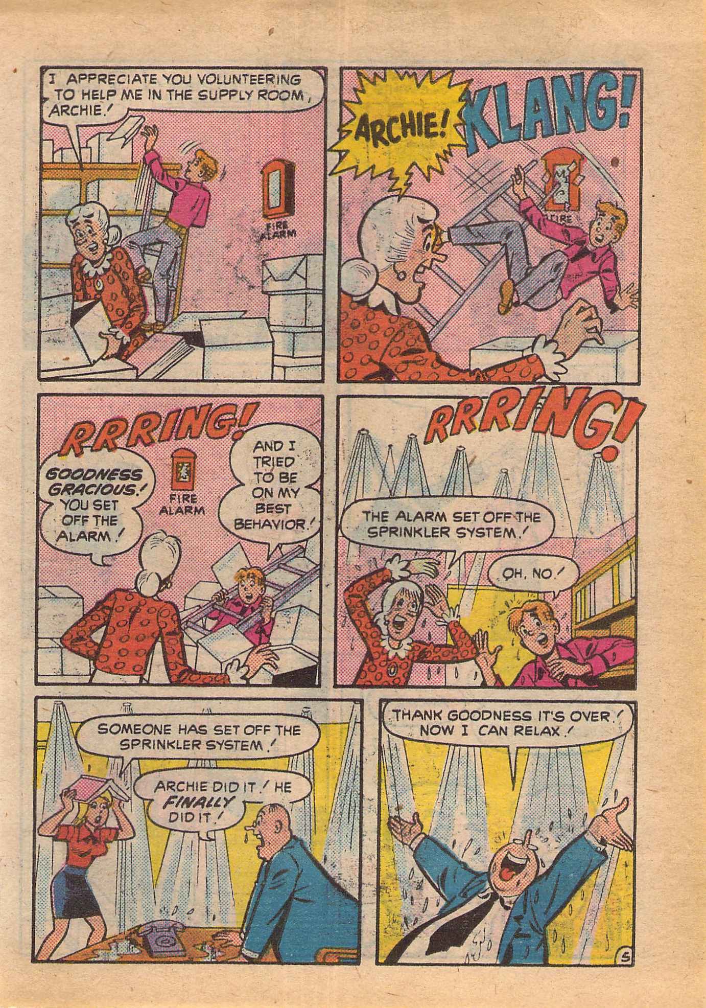 Read online Archie's Double Digest Magazine comic -  Issue #34 - 135