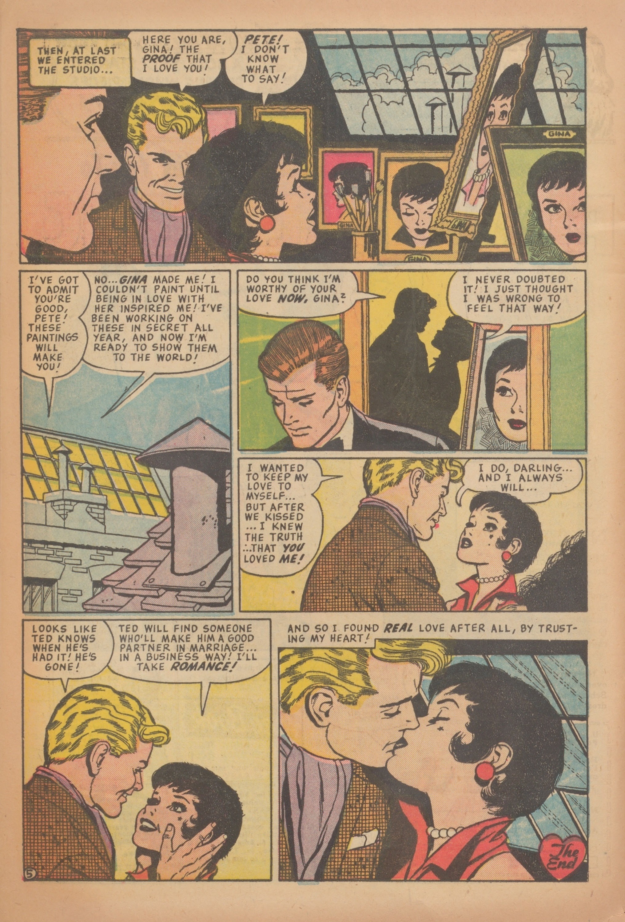 Read online Love Romances comic -  Issue #61 - 32