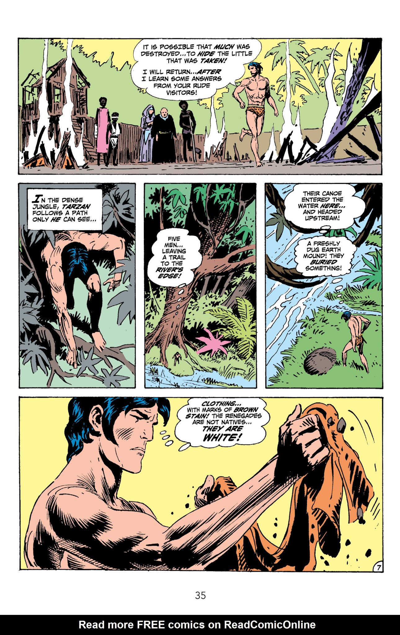 Read online Edgar Rice Burroughs' Tarzan The Joe Kubert Years comic -  Issue # TPB 2 (Part 1) - 37
