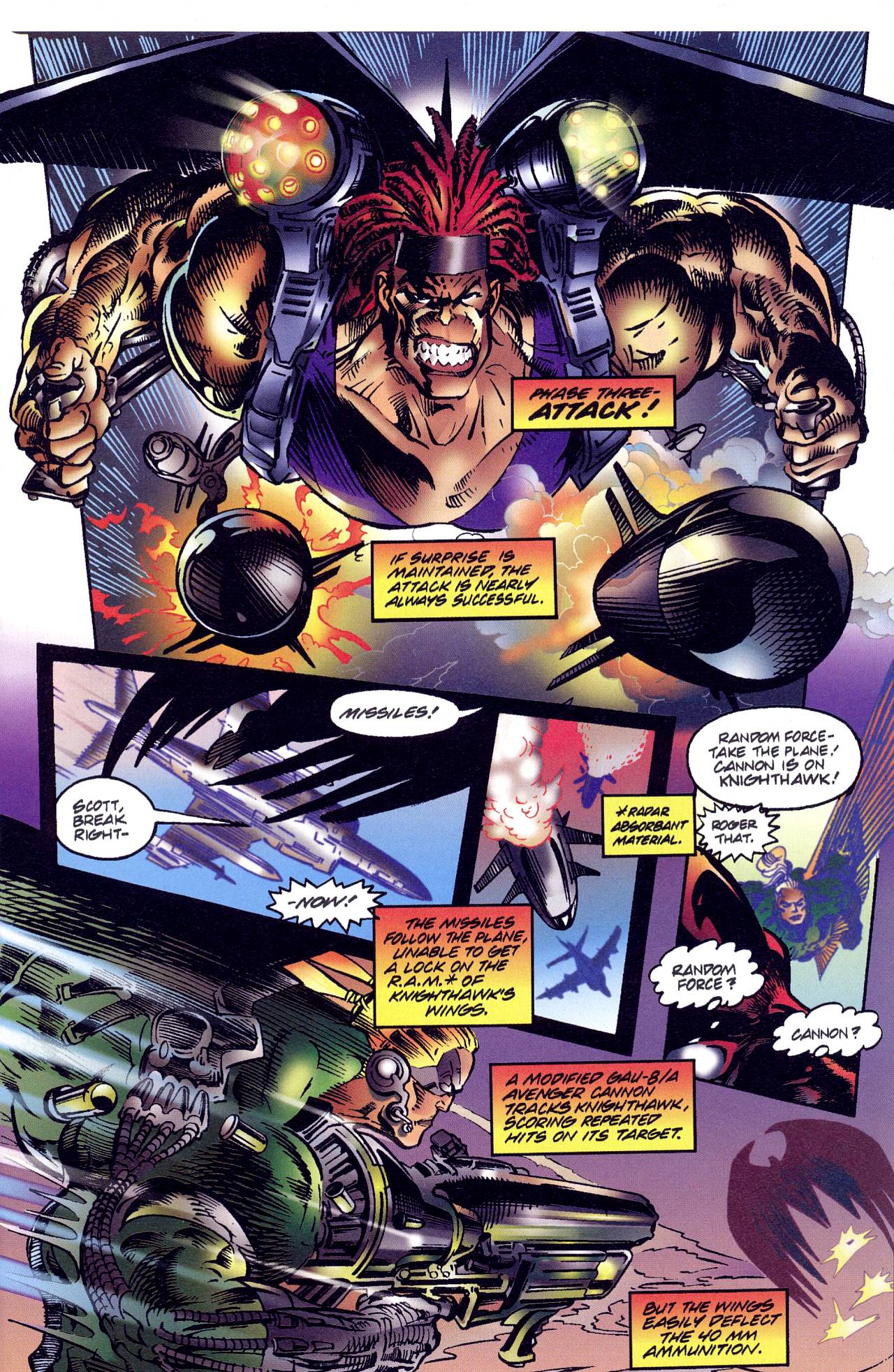 Read online Knighthawk comic -  Issue #5 - 6