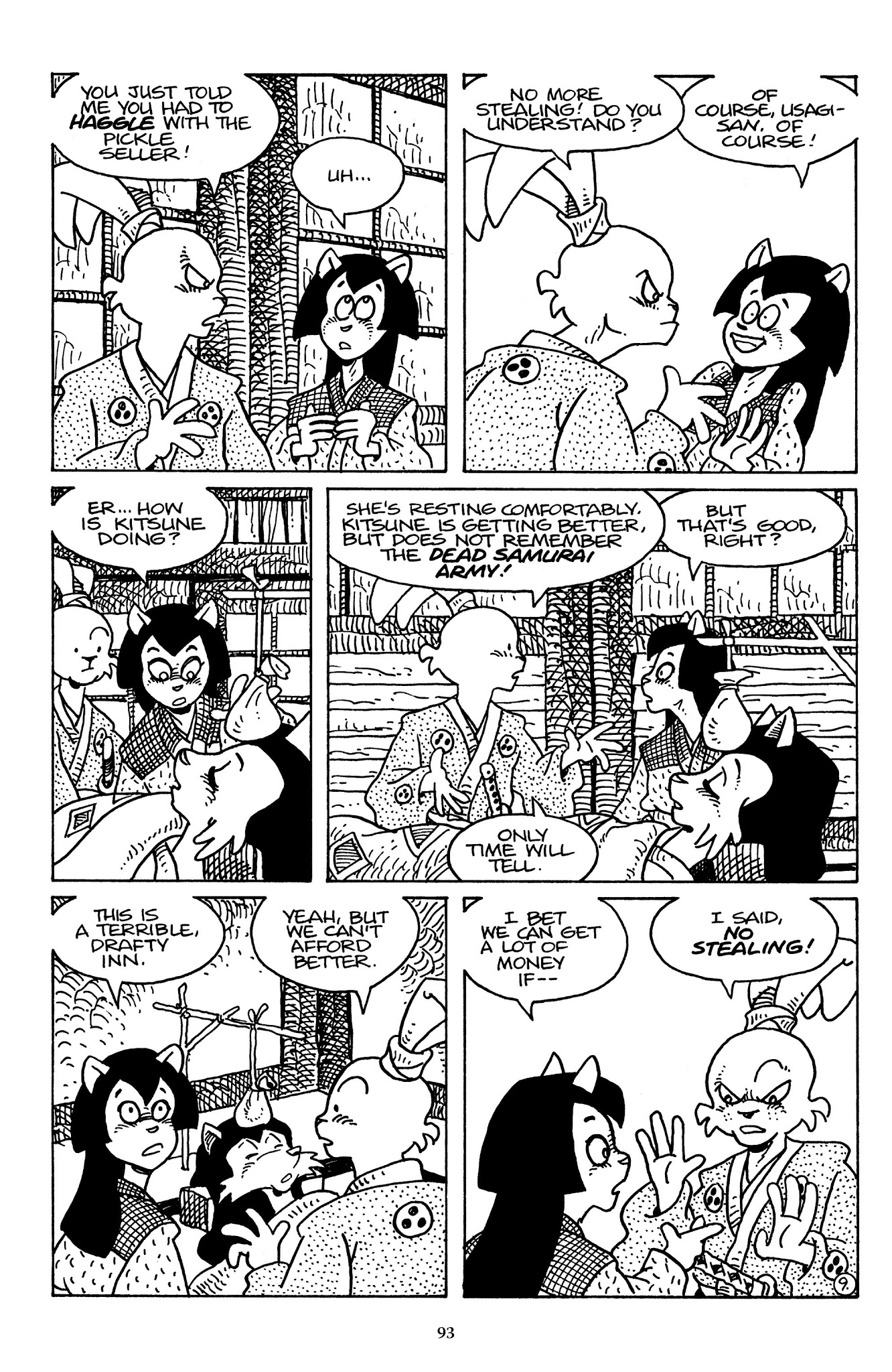 Read online The Usagi Yojimbo Saga comic -  Issue # TPB 7 - 90