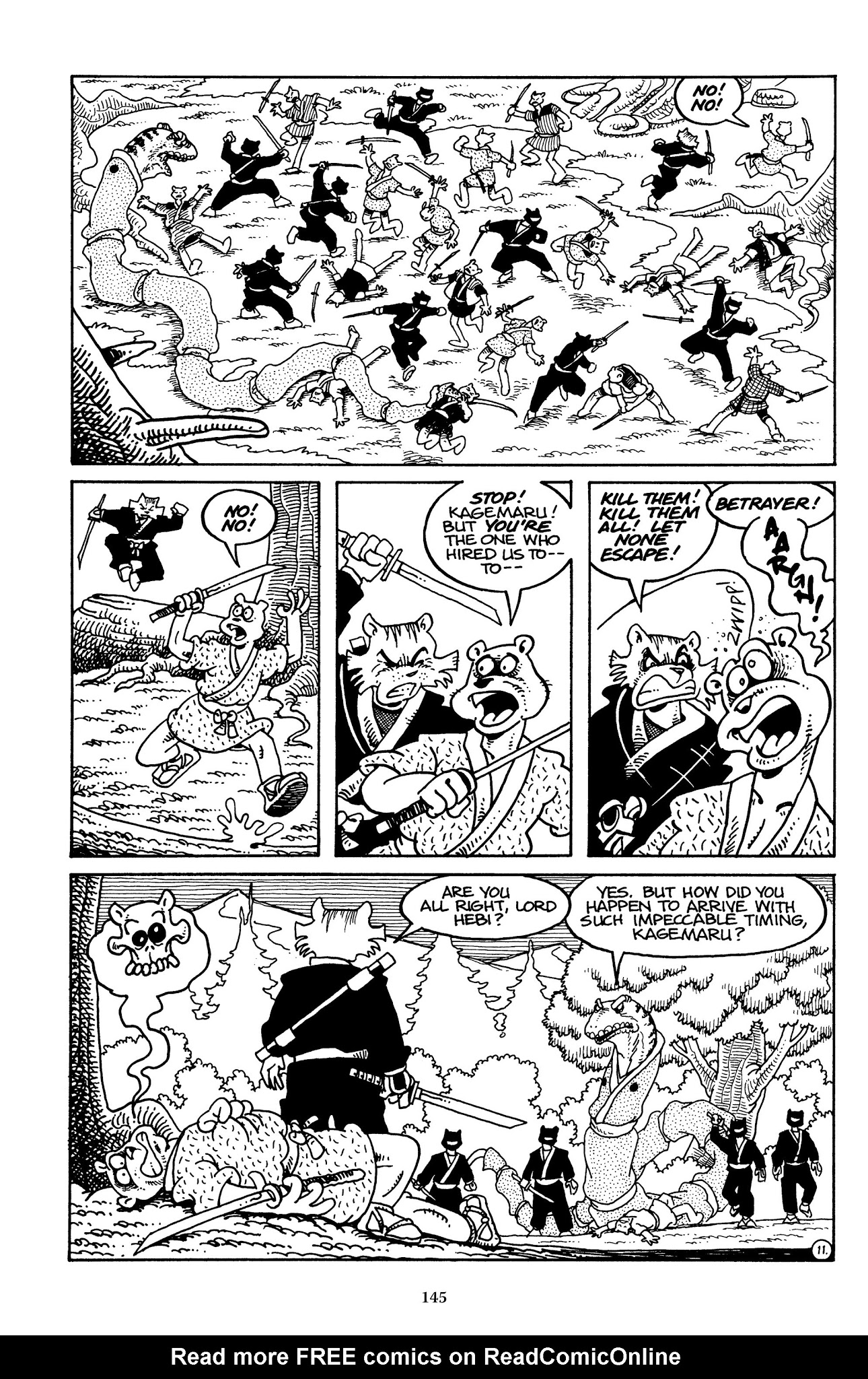 Read online The Usagi Yojimbo Saga comic -  Issue # TPB 2 - 145