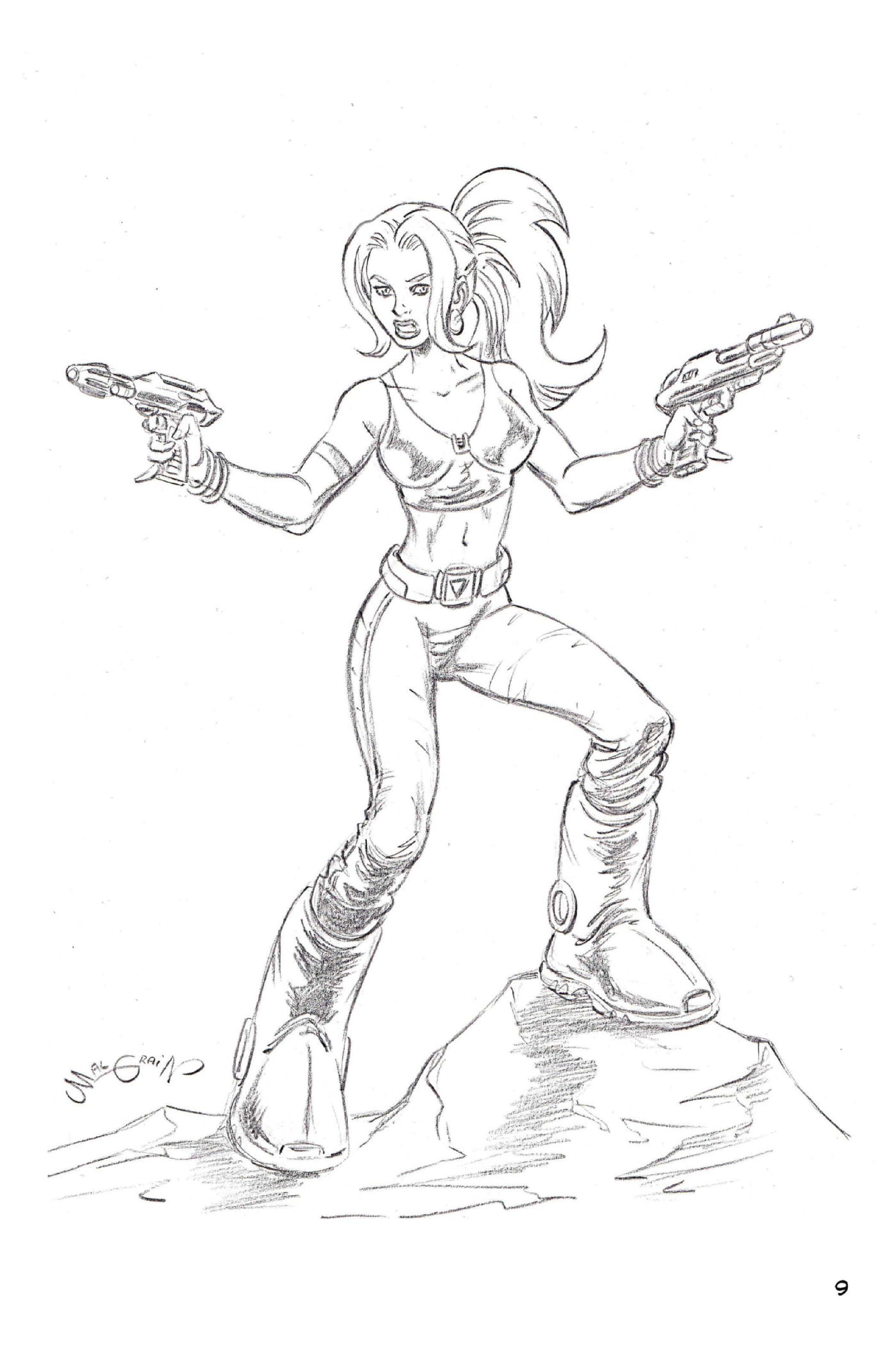 Read online The Art of Chris Malgrain comic -  Issue #7 - 10