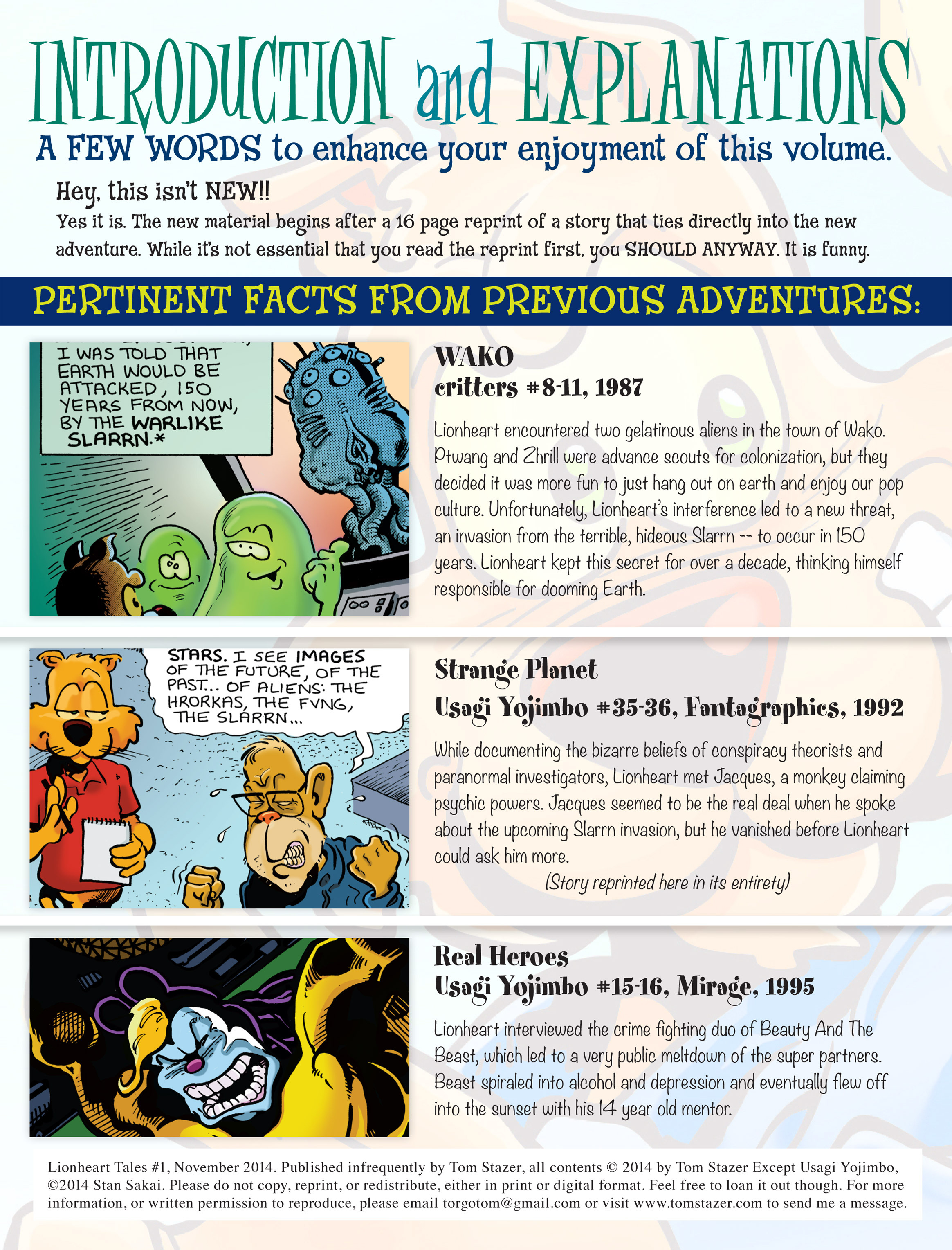 Read online Lionheart Tales comic -  Issue # Full - 2