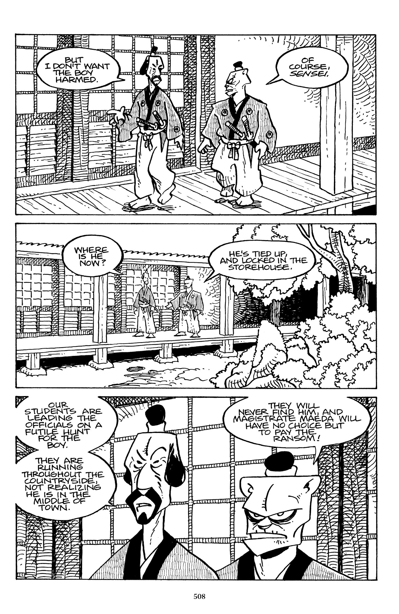 Read online The Usagi Yojimbo Saga comic -  Issue # TPB 7 - 500