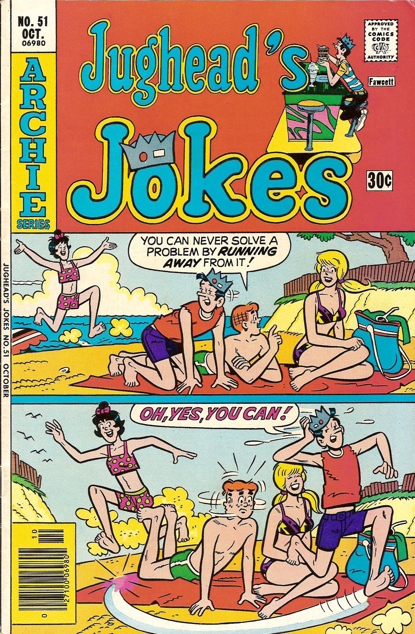 Read online Jughead's Jokes comic -  Issue #51 - 1