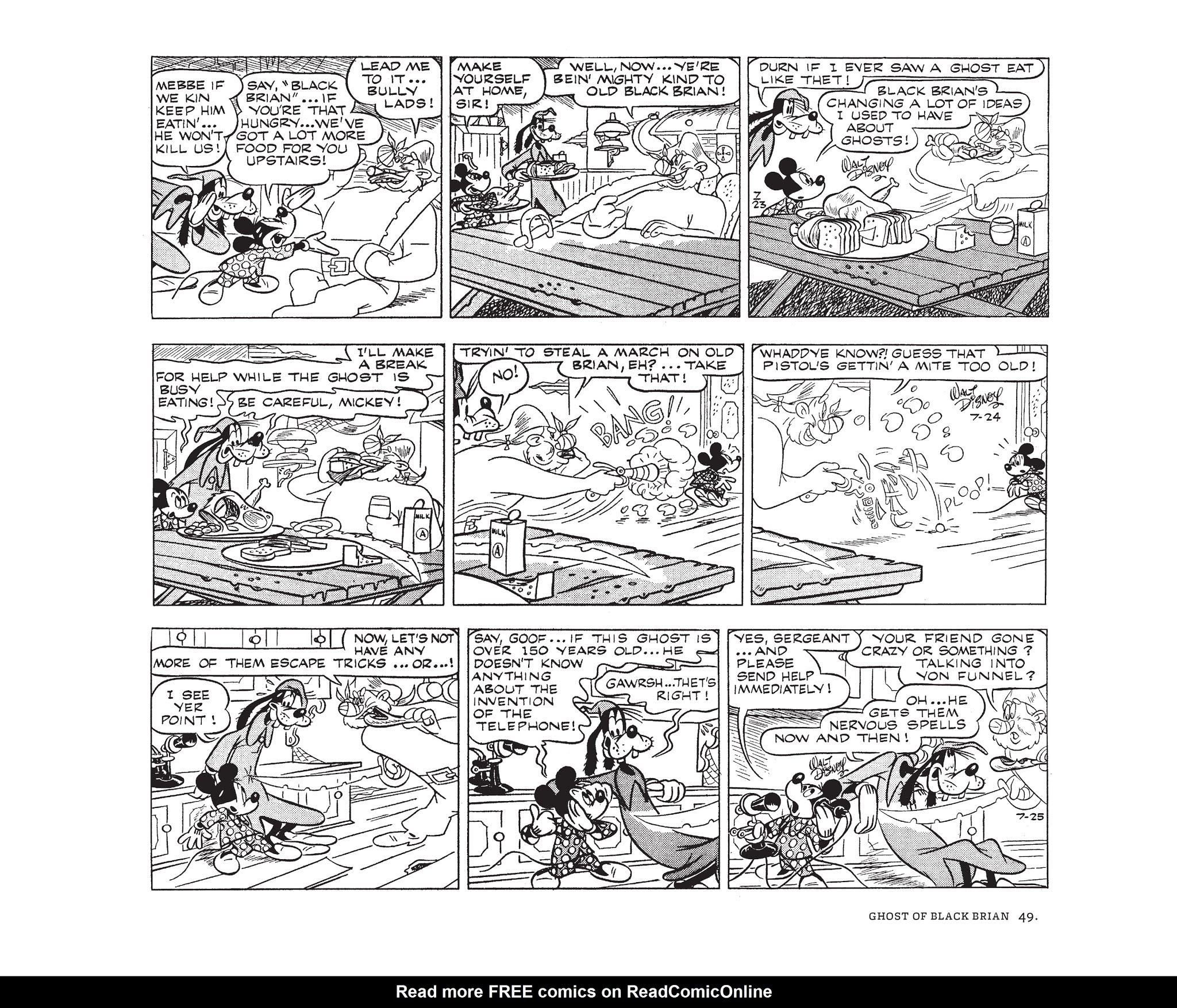 Read online Walt Disney's Mickey Mouse by Floyd Gottfredson comic -  Issue # TPB 11 (Part 1) - 49