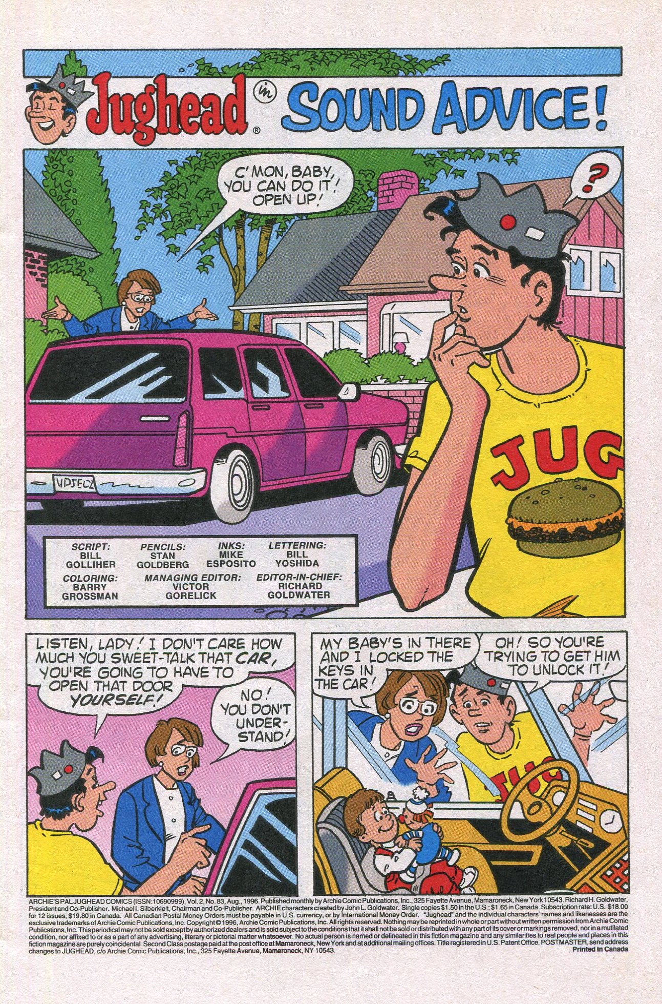 Read online Archie's Pal Jughead Comics comic -  Issue #83 - 3