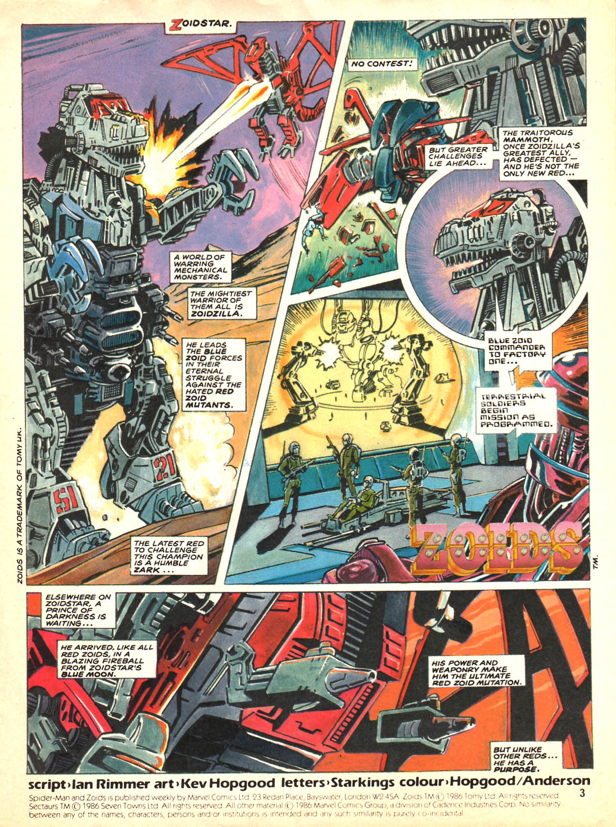 Read online Spider-Man and Zoids comic -  Issue #1 - 3