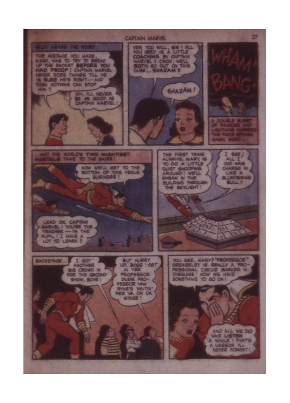 Read online Captain Marvel Adventures comic -  Issue #19 - 27