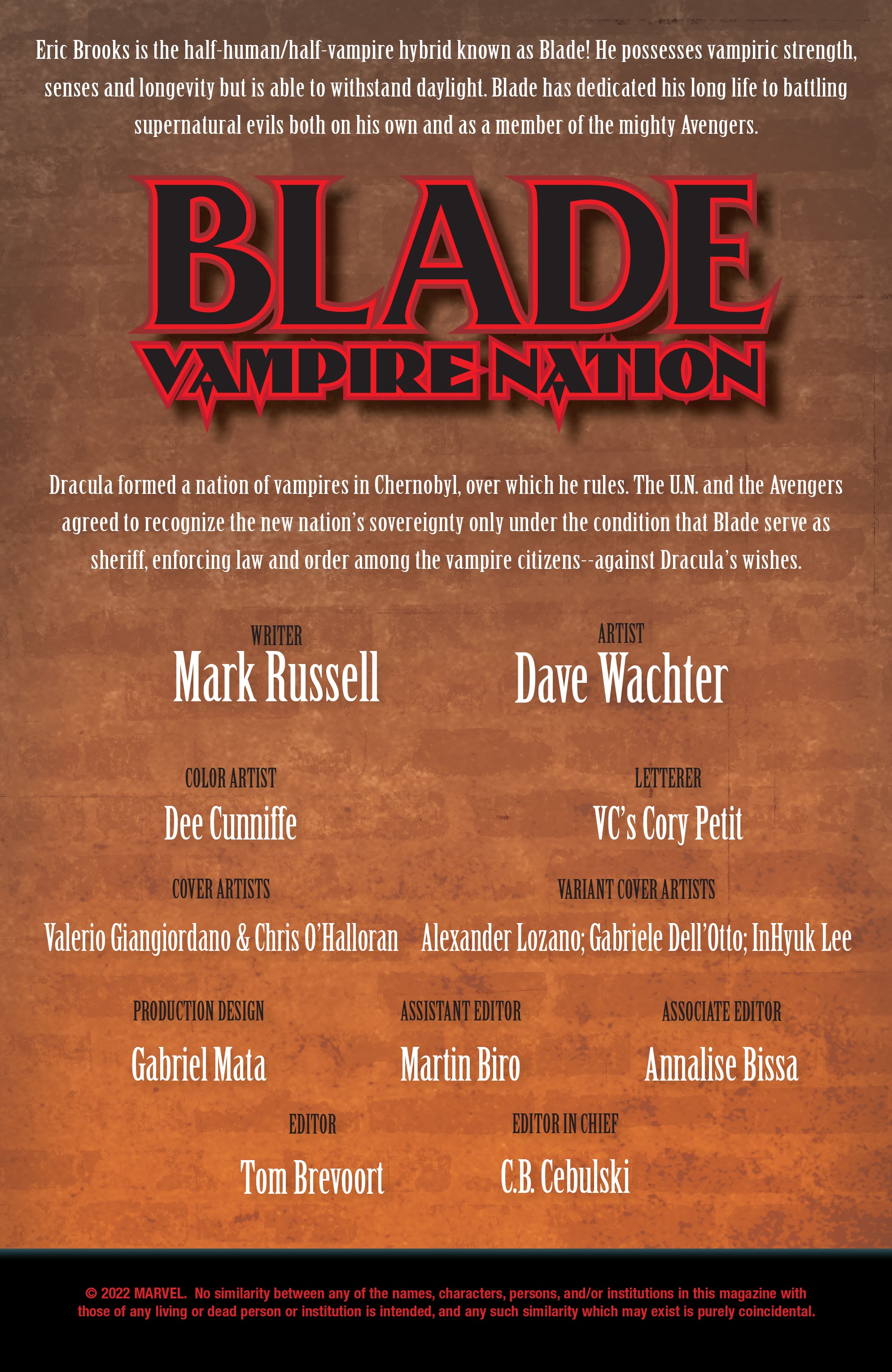 Read online Blade: Vampire Nation comic -  Issue #1 - 2