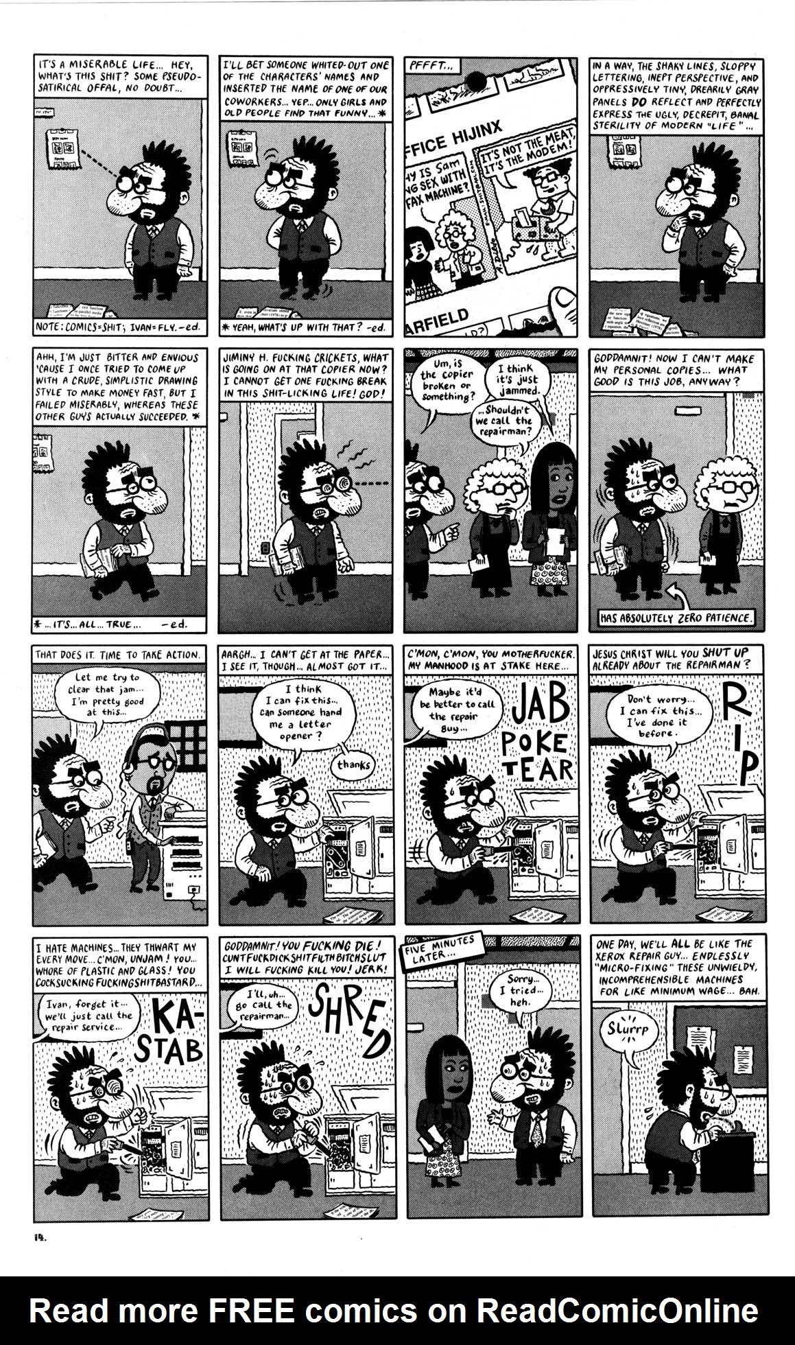 Read online Schizo comic -  Issue #3 - 16