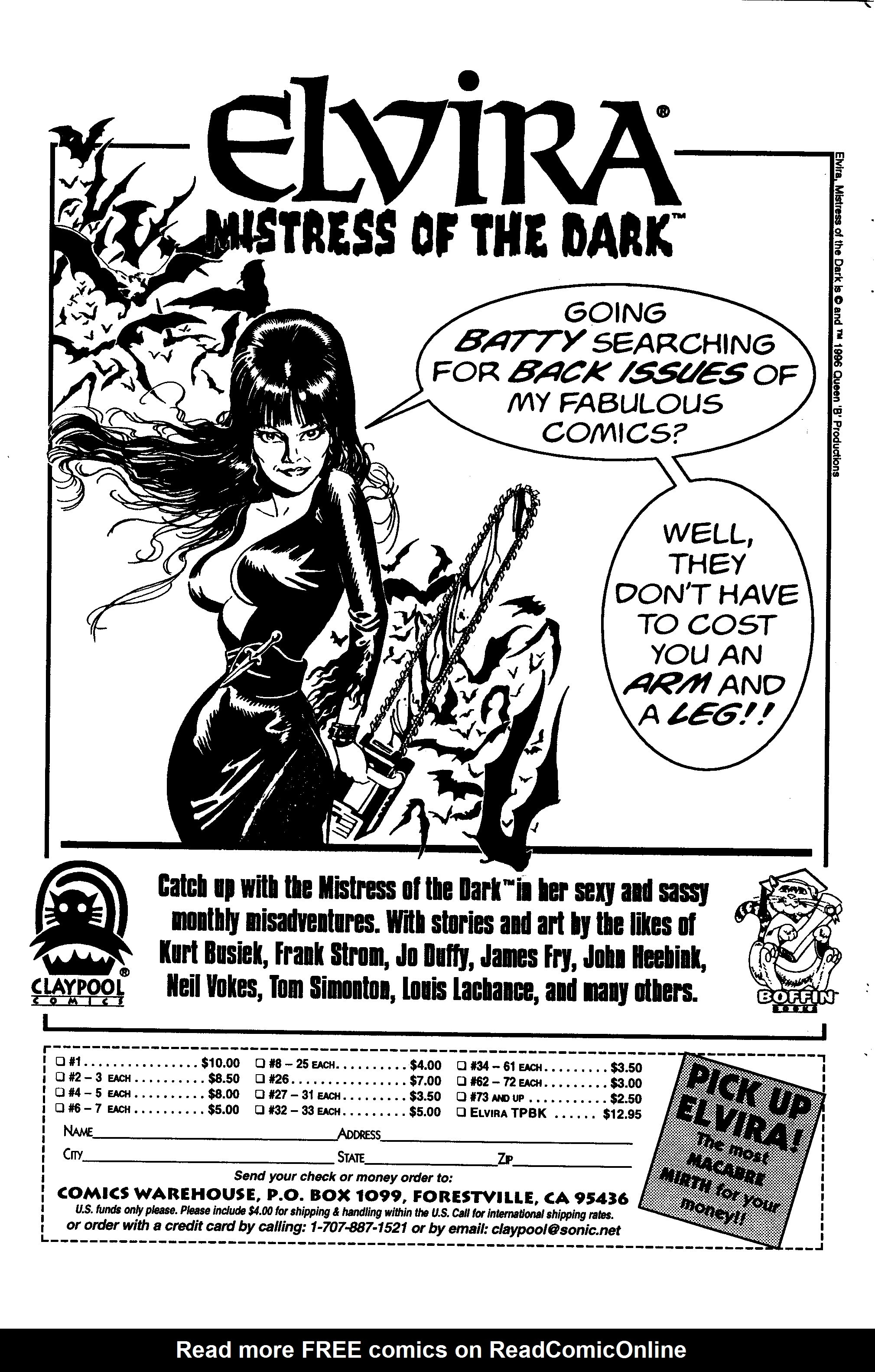 Read online Elvira, Mistress of the Dark comic -  Issue #86 - 18