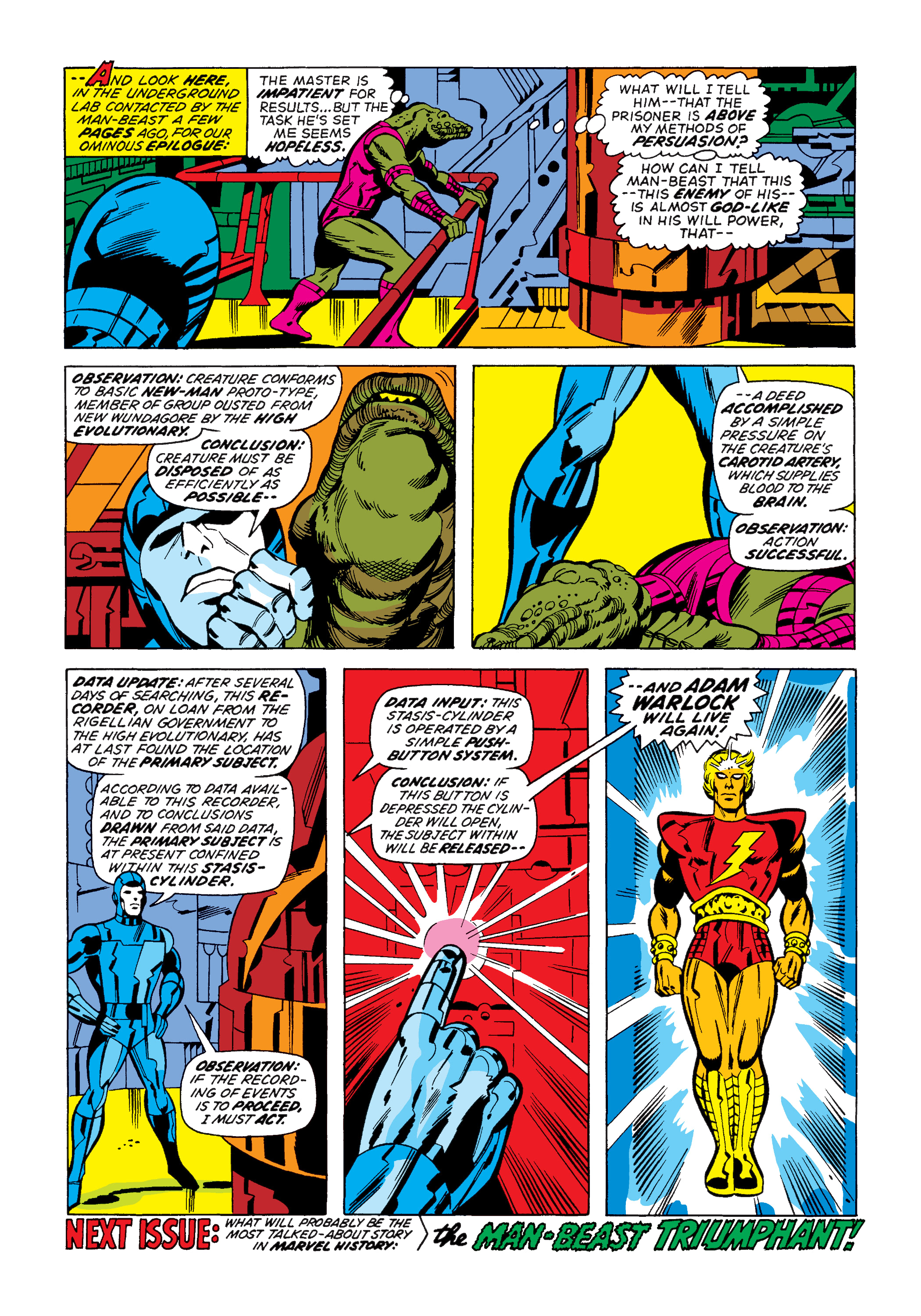 Read online Marvel Masterworks: Warlock comic -  Issue # TPB 1 (Part 3) - 39