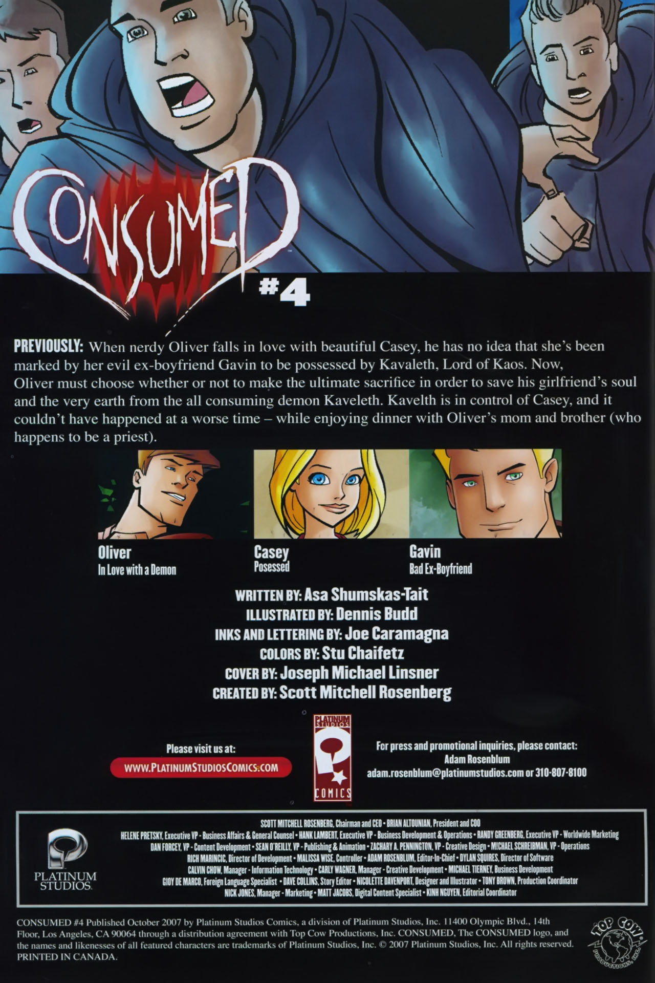 Read online Consumed comic -  Issue #4 - 2