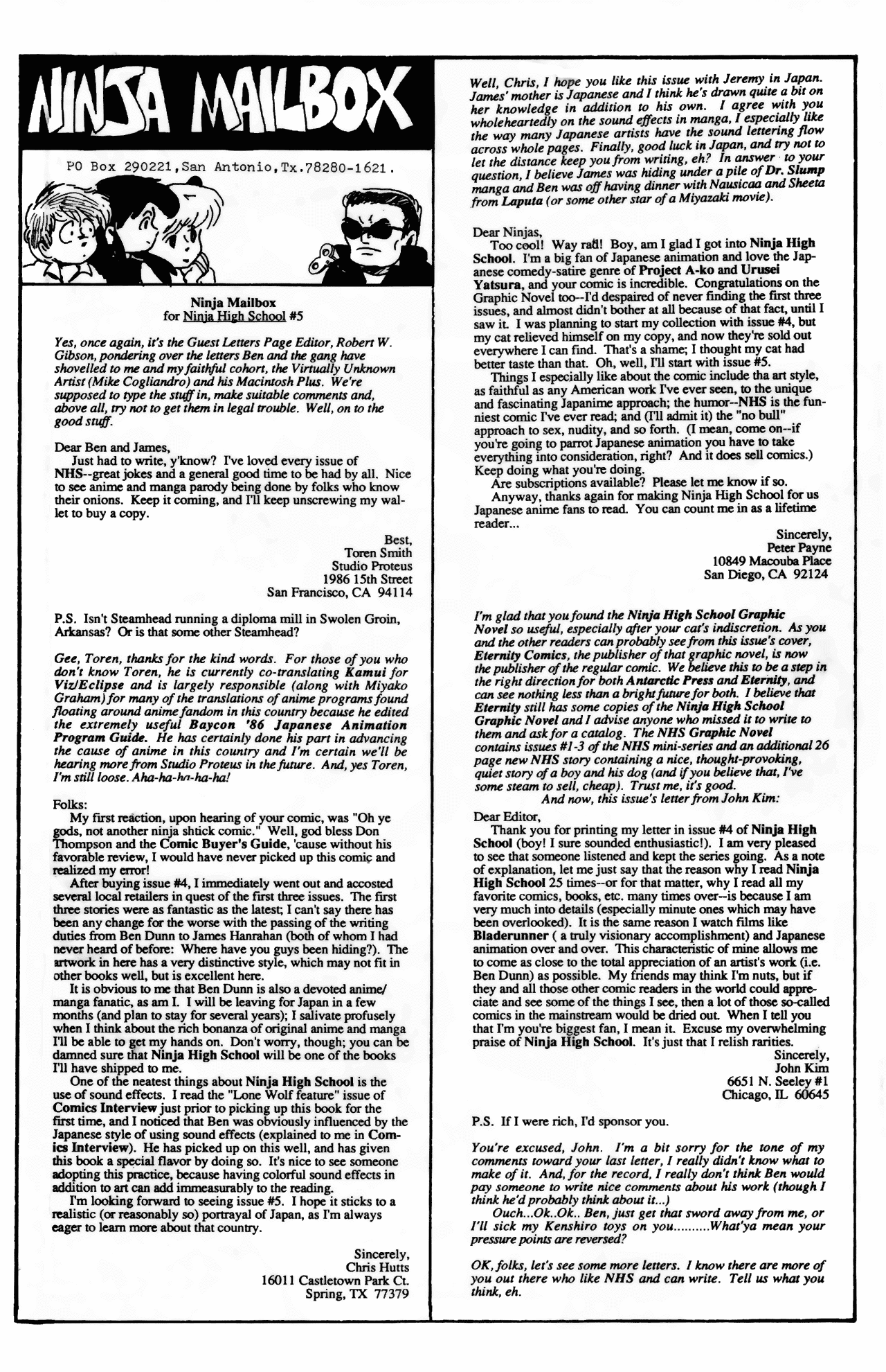 Read online Ninja High School (1986) comic -  Issue #5 - 34