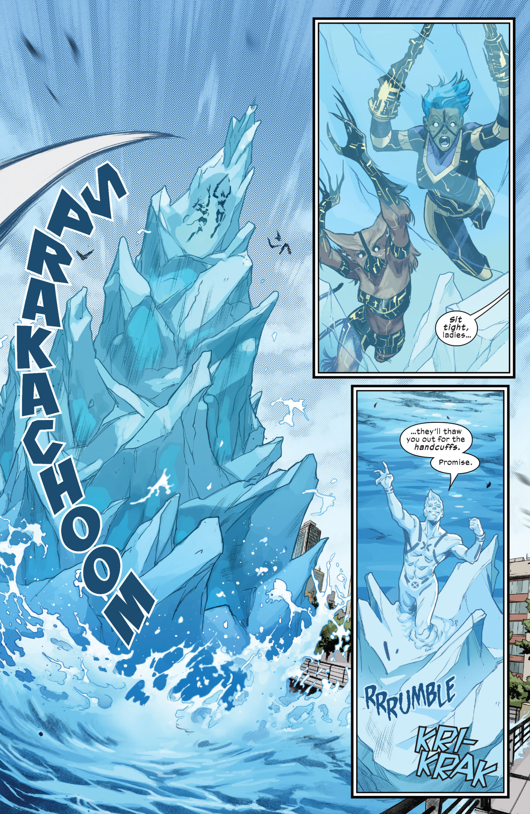 Read online Astonishing Iceman comic -  Issue #4 - 14