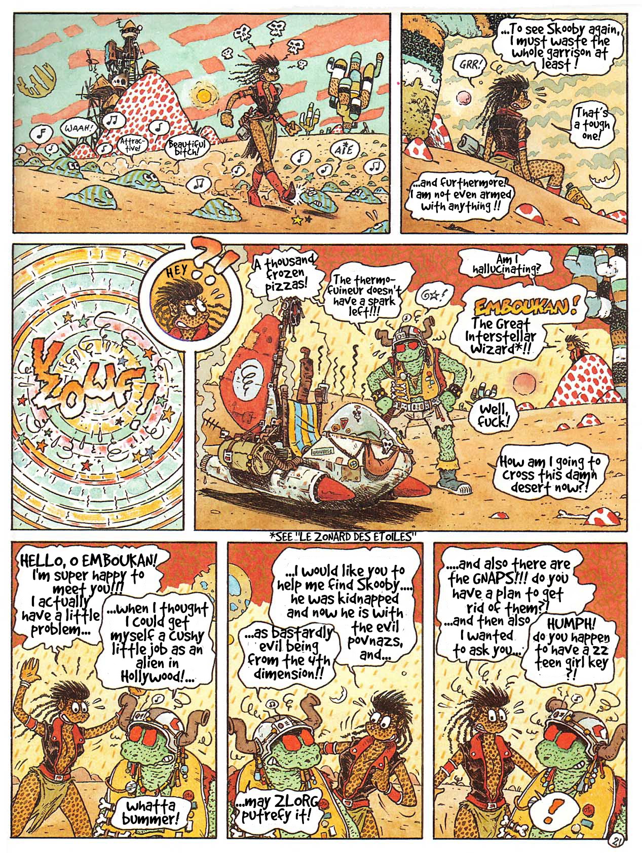 Read online Gazoline and the Red Planet comic -  Issue # Full - 24