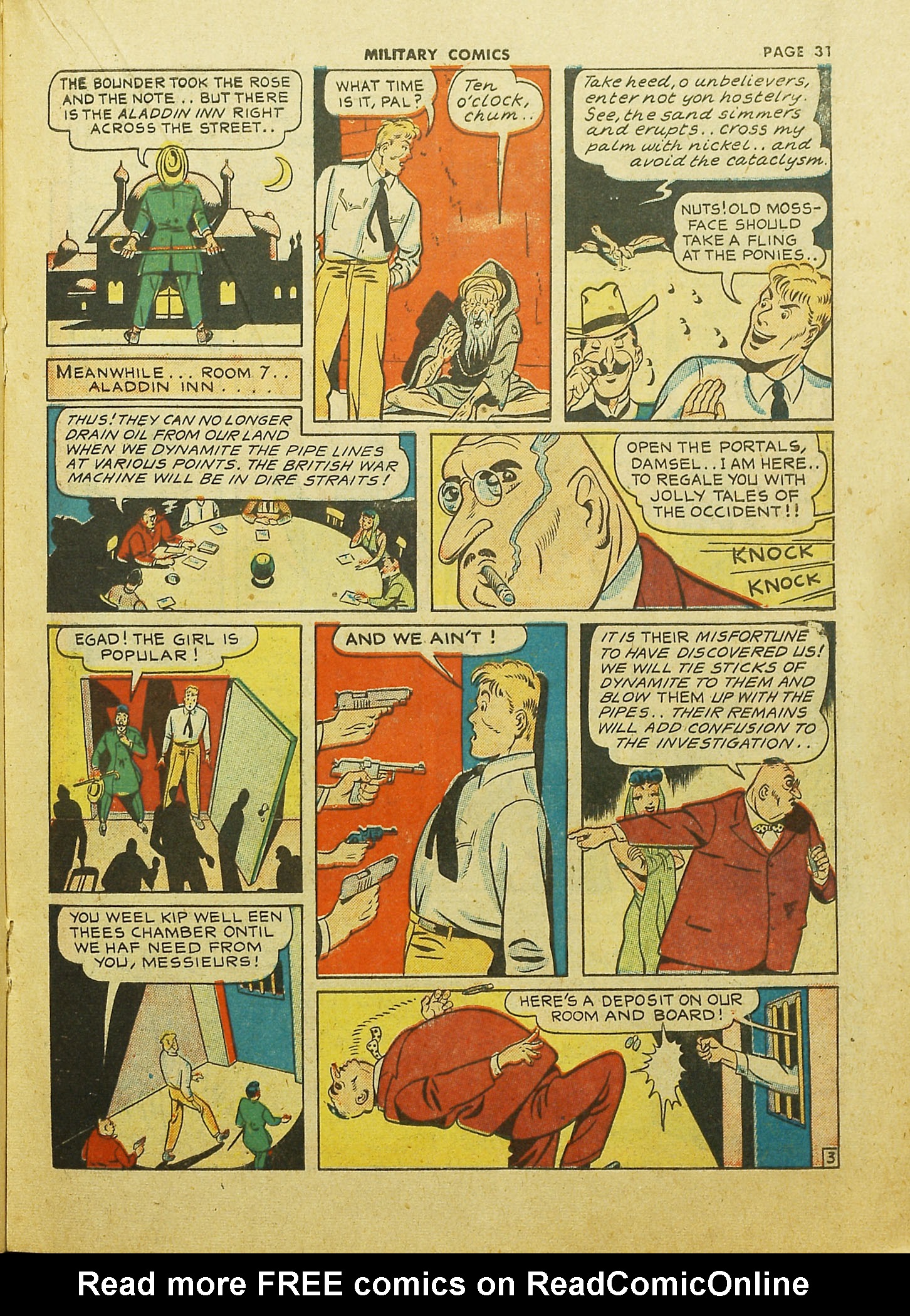 Read online Military Comics comic -  Issue #9 - 33