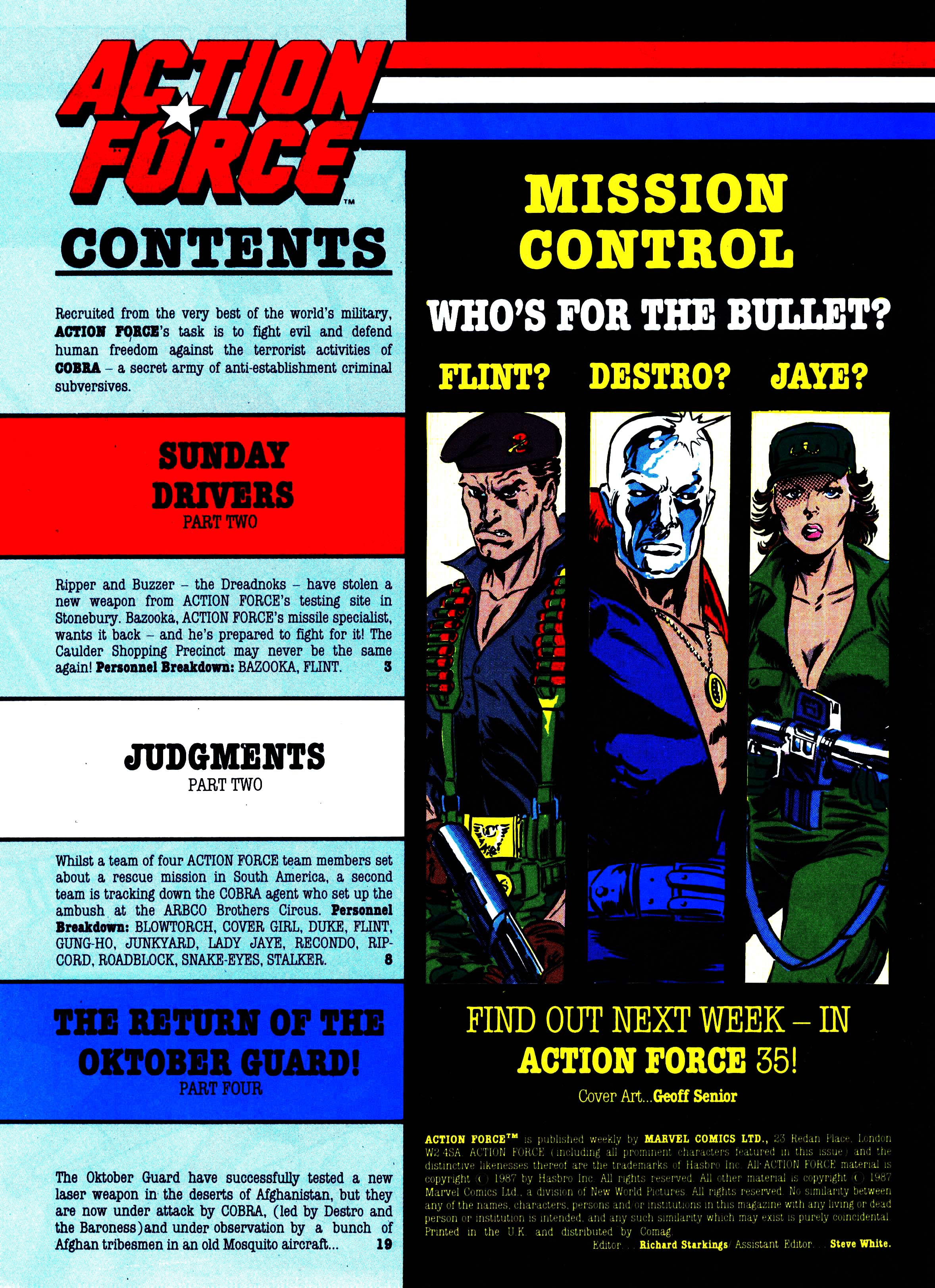 Read online Action Force comic -  Issue #34 - 2