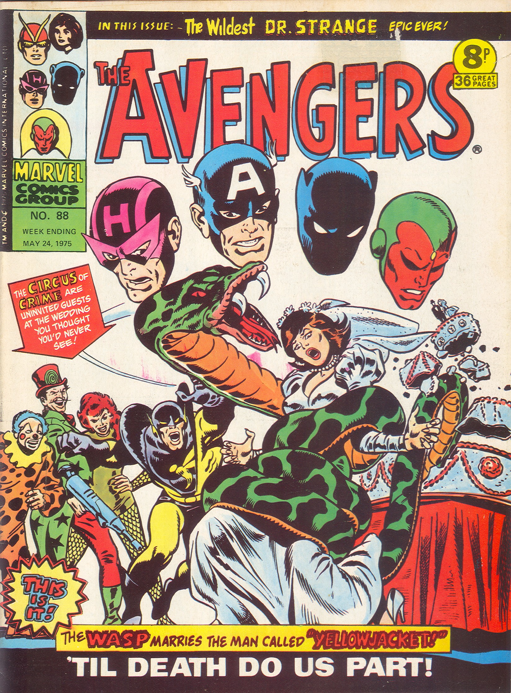 Read online The Avengers (1973) comic -  Issue #88 - 1