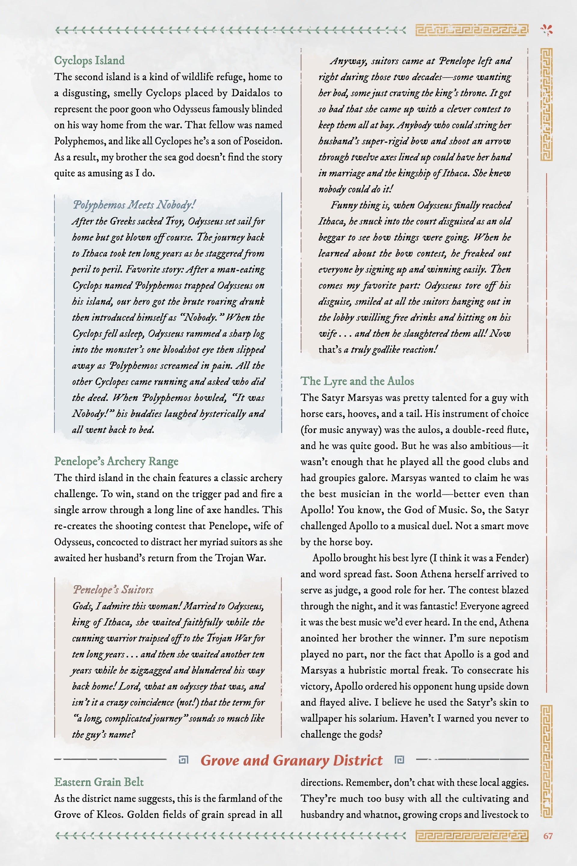 Read online Immortals Fenyx Rising: A Traveler's Guide to the Golden Isle comic -  Issue # TPB - 67