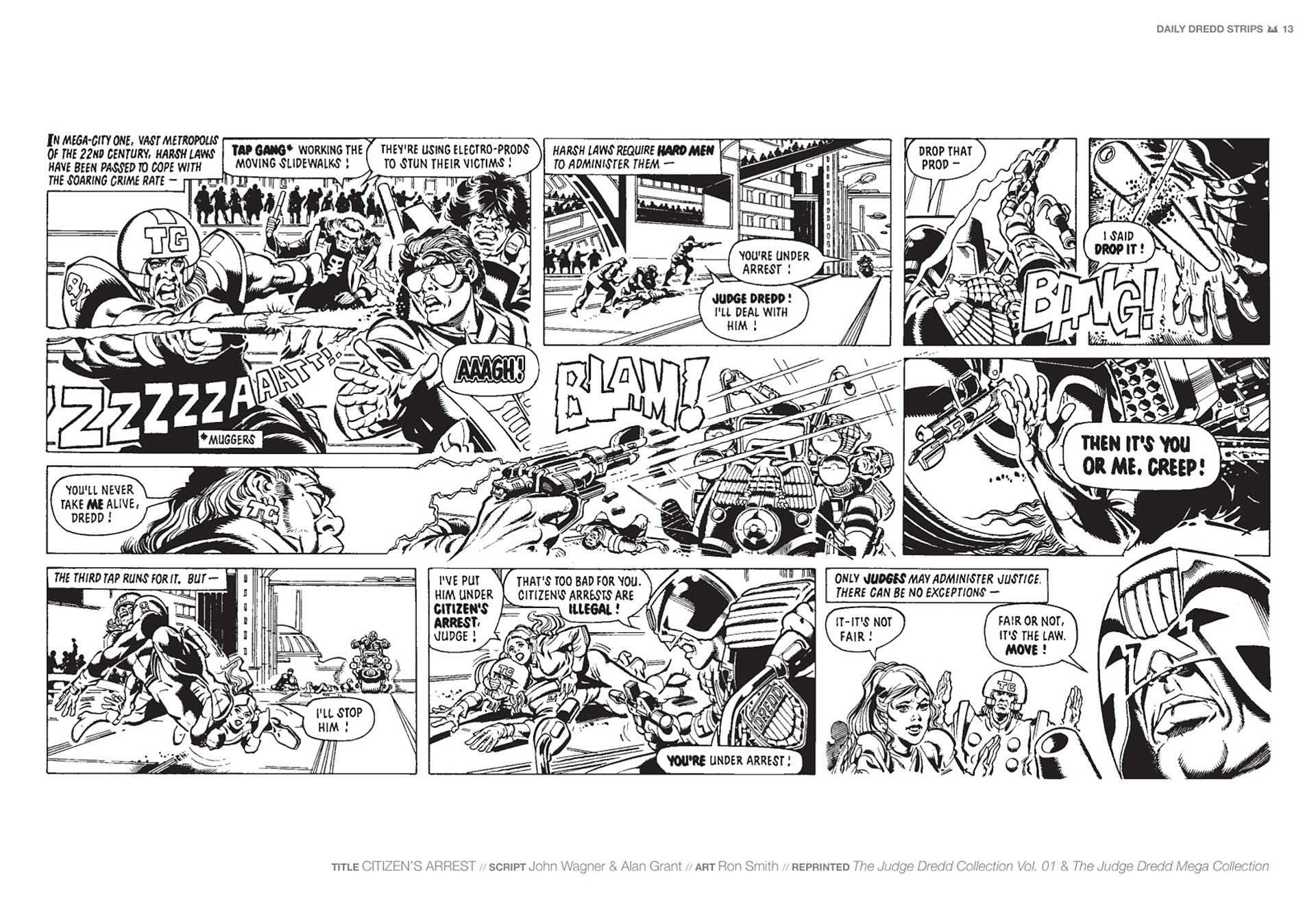 Read online Judge Dredd: The Daily Dredds comic -  Issue # TPB 1 - 16