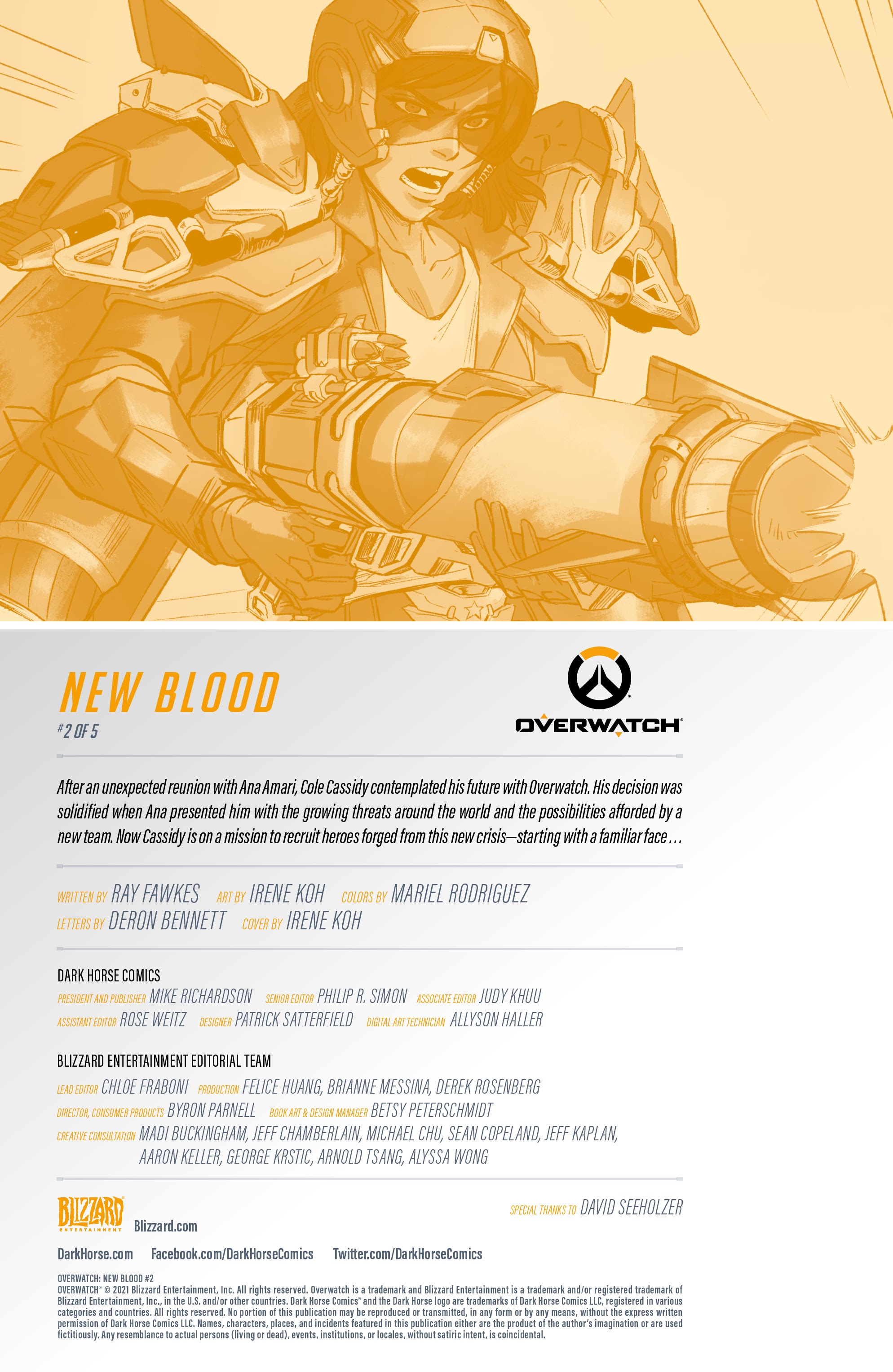 Read online Overwatch: New Blood comic -  Issue #2 - 2