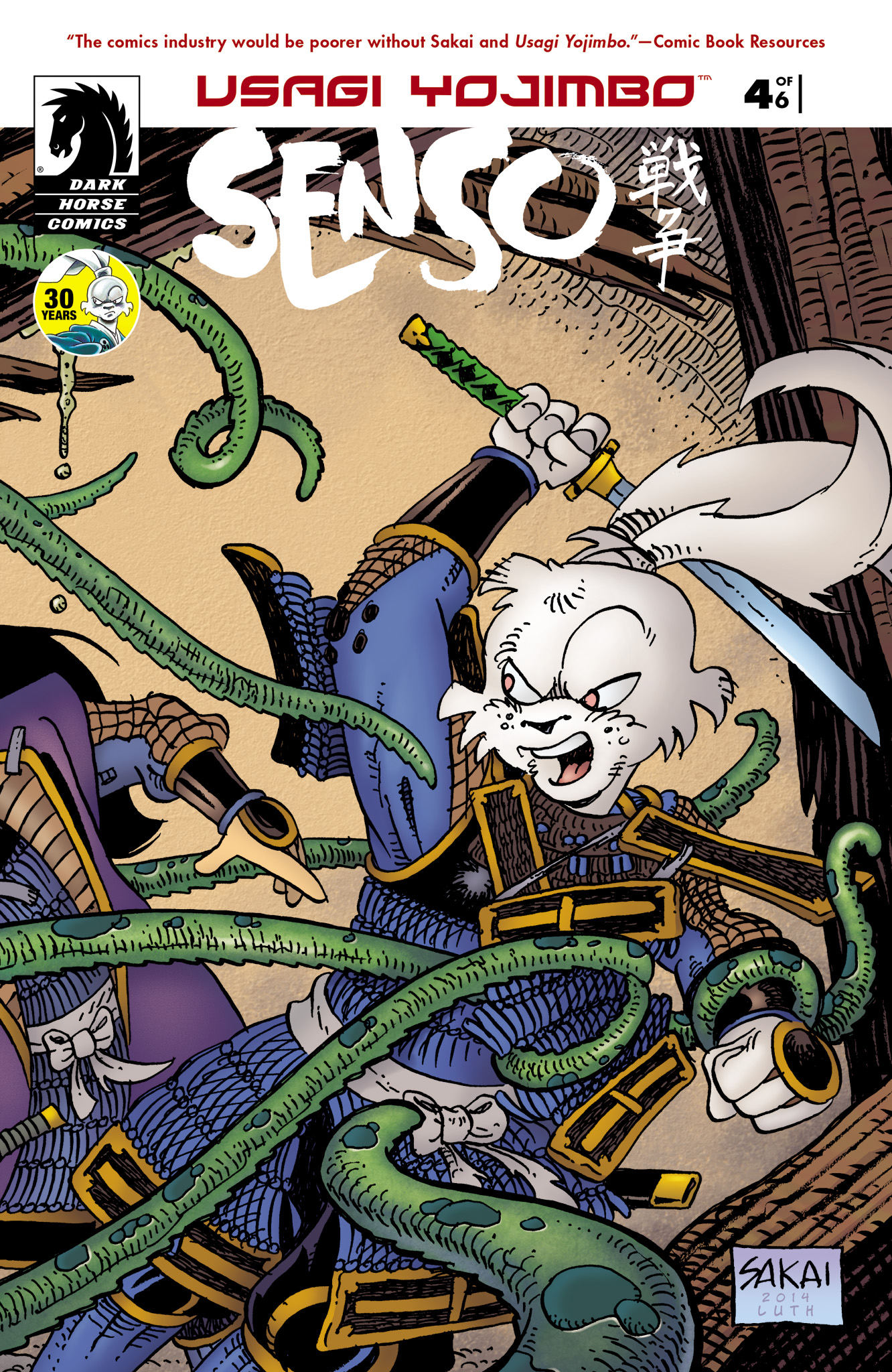 Read online Usagi Yojimbo: Senso comic -  Issue #4 - 1